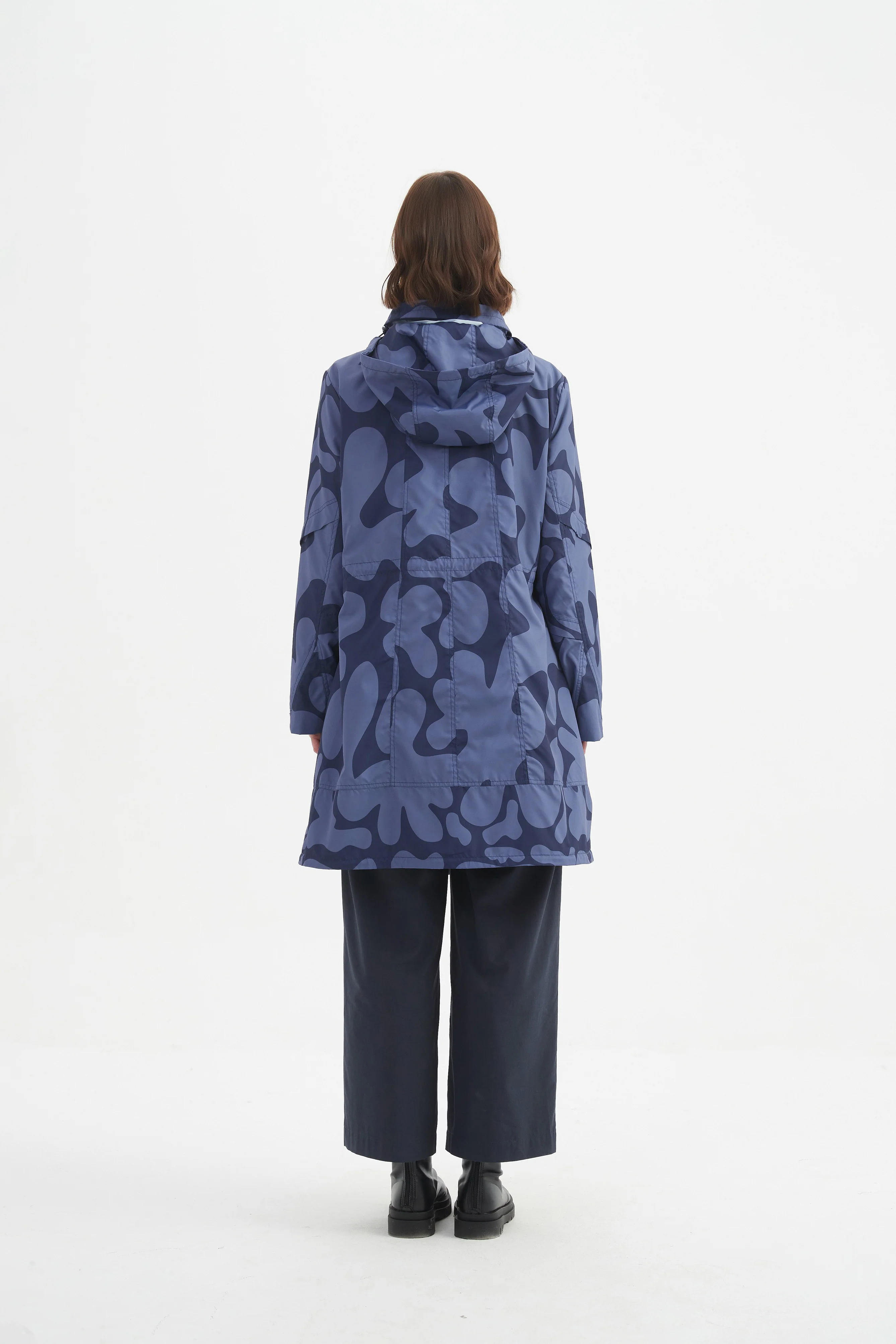 ADJUSTABLE WAIST PRINT PARKA - Image 20