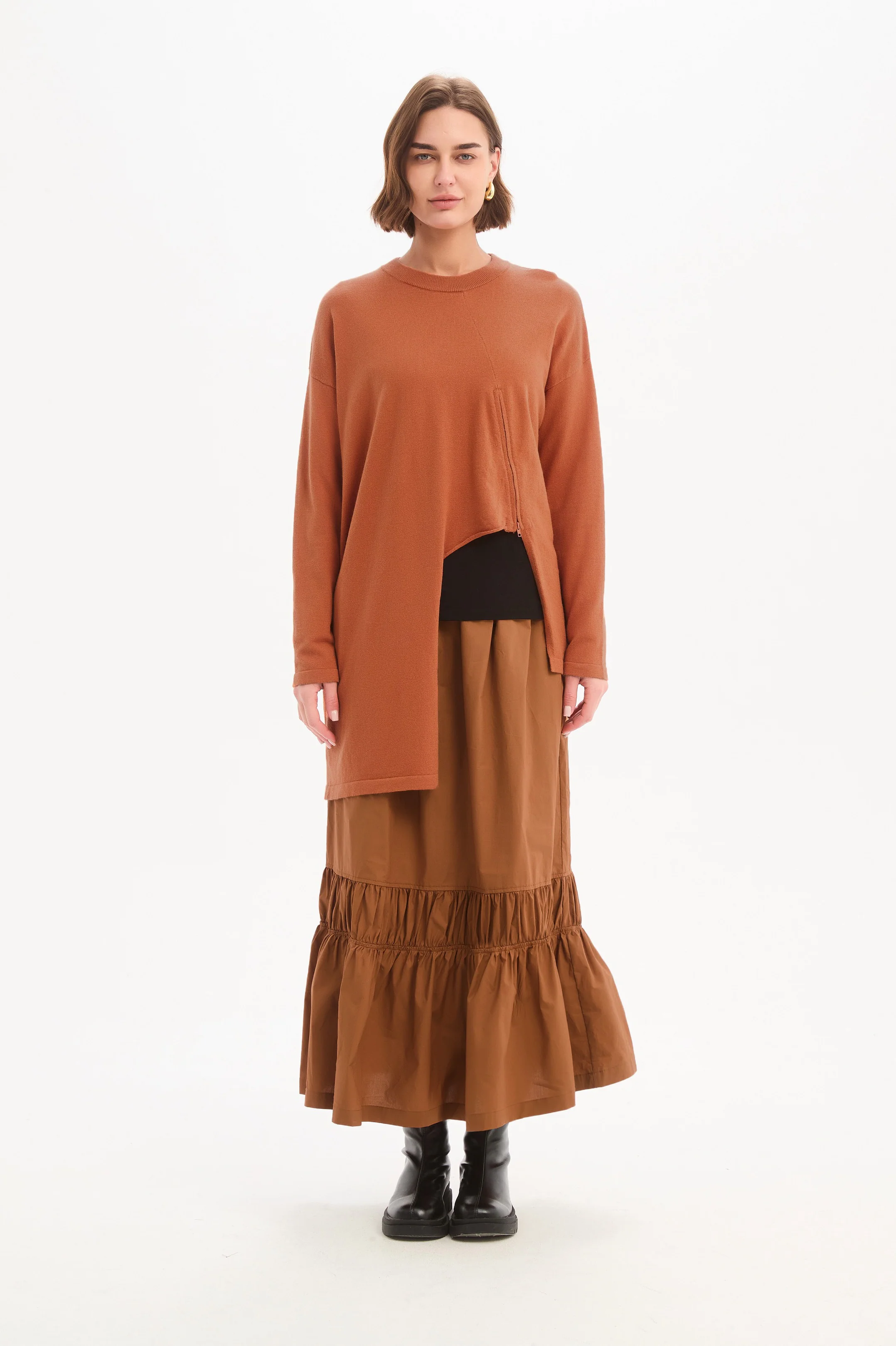 ASYMMETRIC ZIP DETAIL KNIT - Image 4