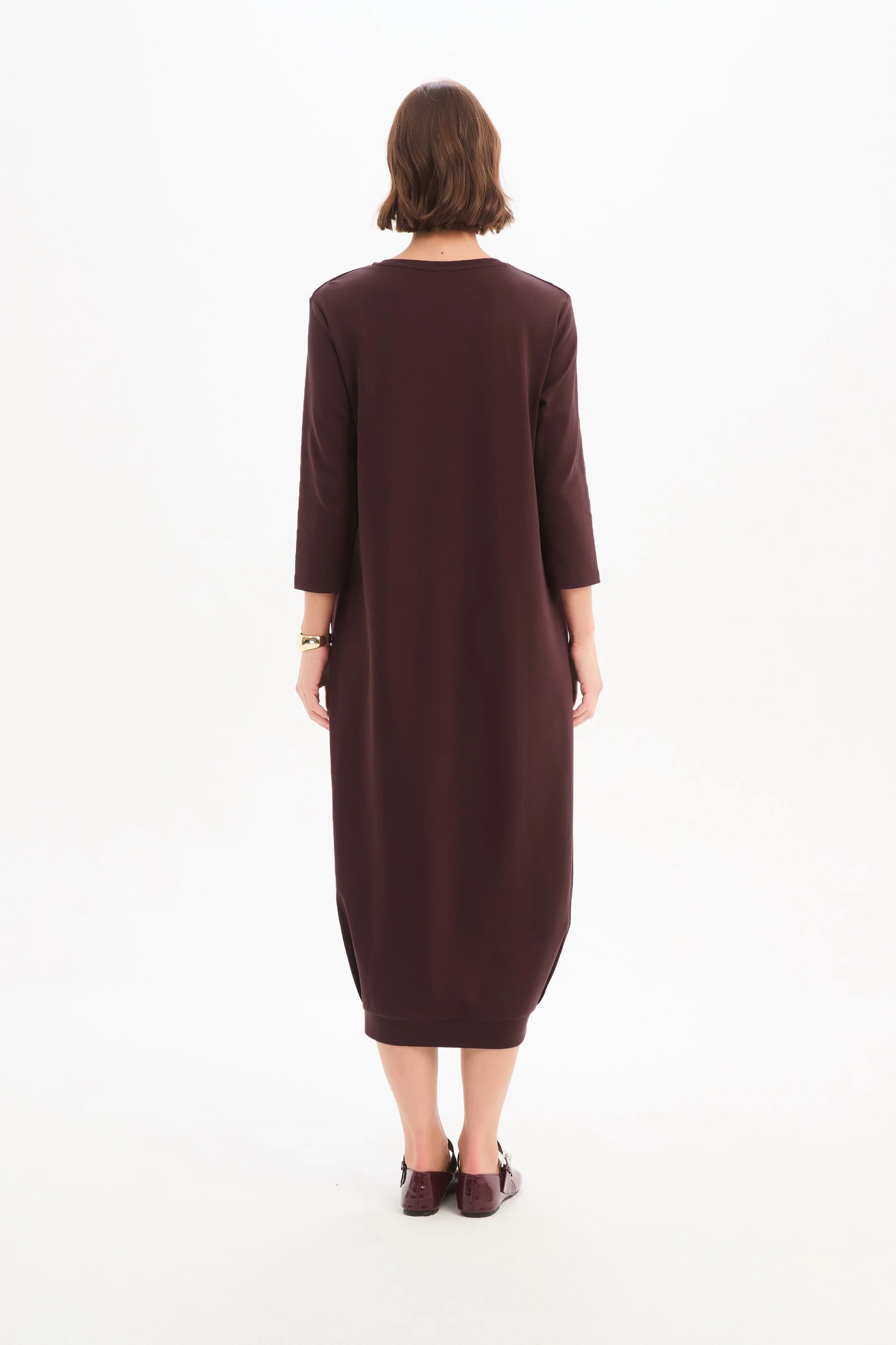 BANDED HEM JERSEY DRESS - Image 10