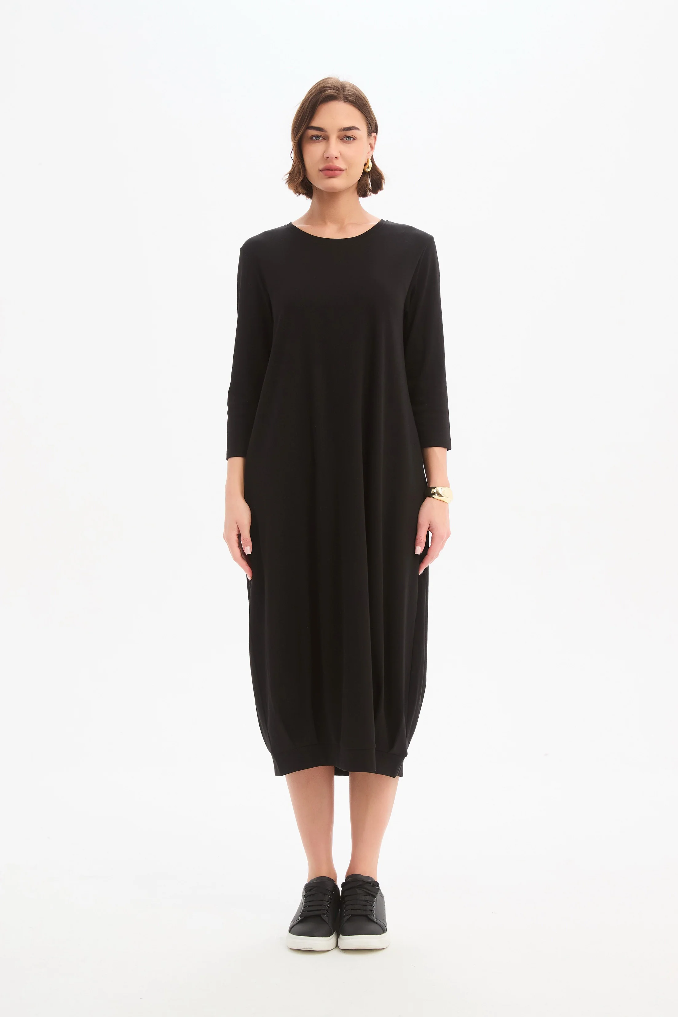 BANDED HEM JERSEY DRESS - Image 14