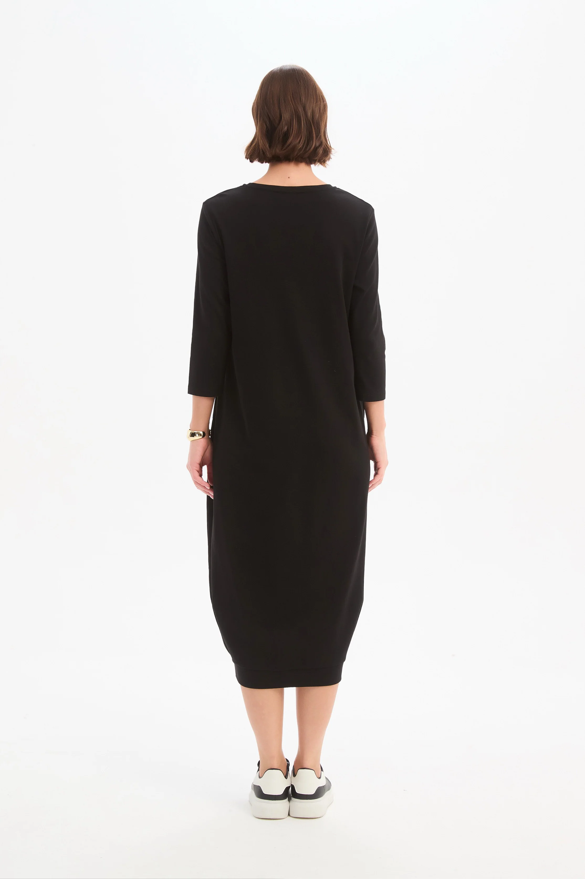 BANDED HEM JERSEY DRESS - Image 15