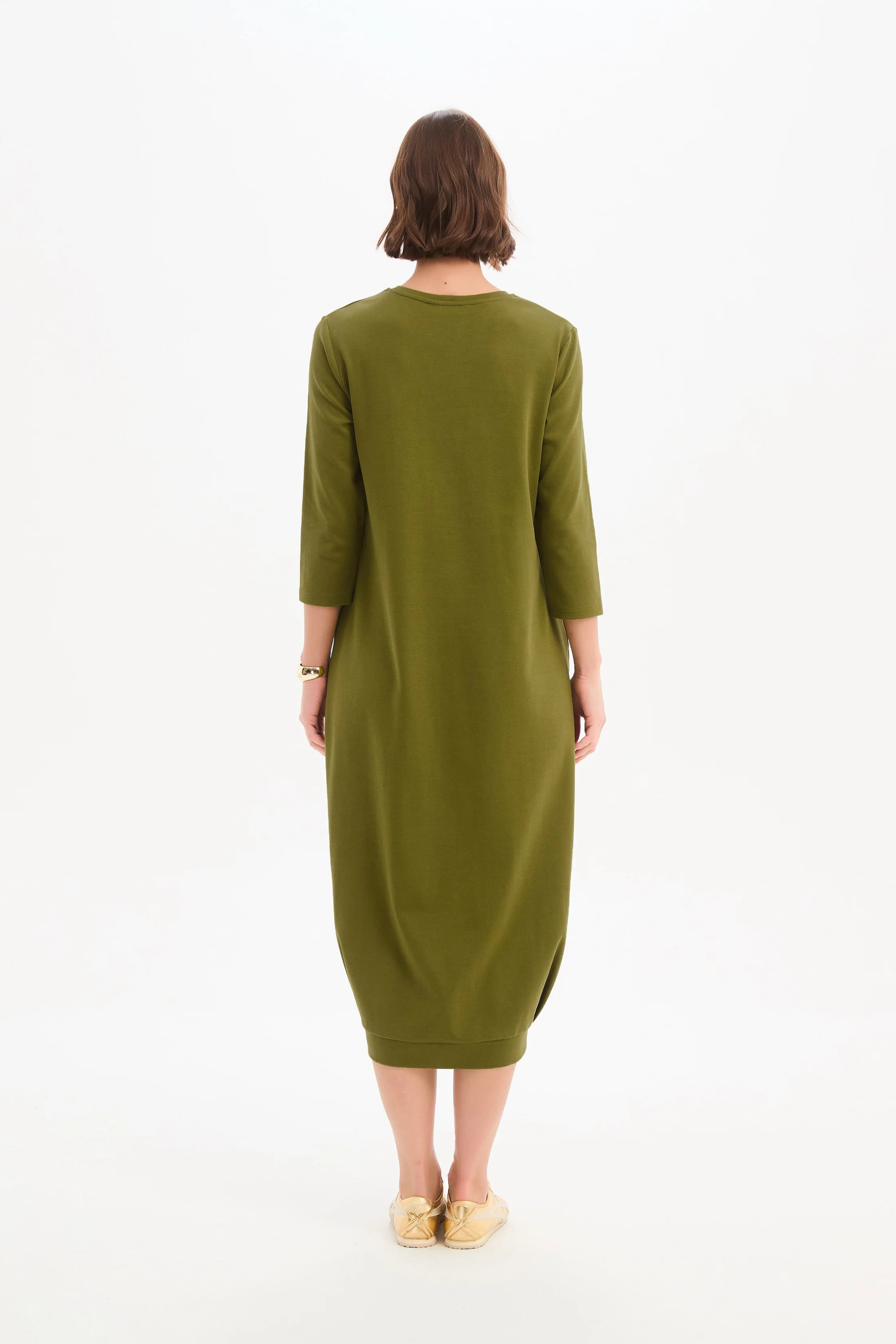 BANDED HEM JERSEY DRESS - Image 20