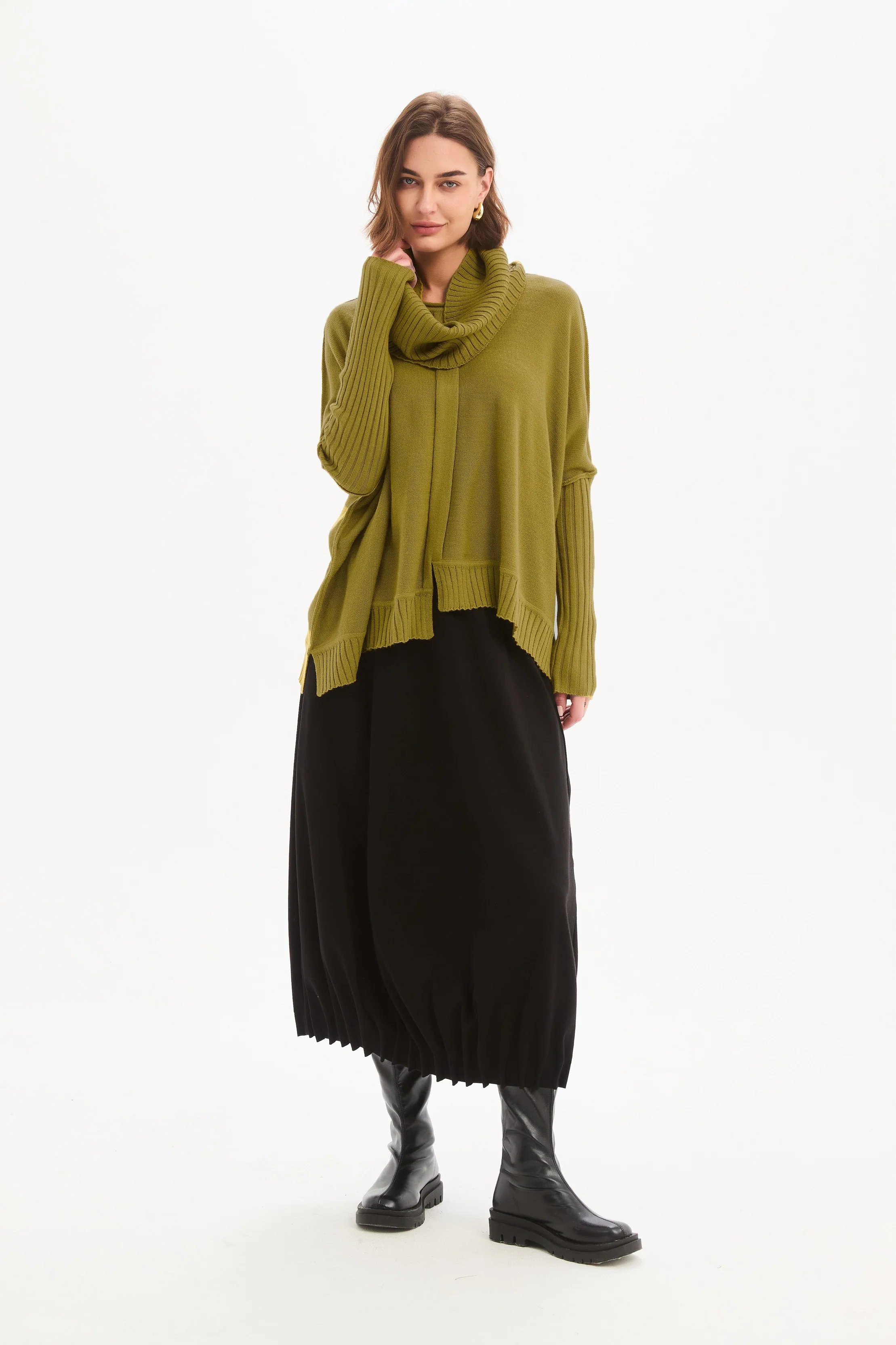 BOXY RIB SLEEVE KNIT - Image 11