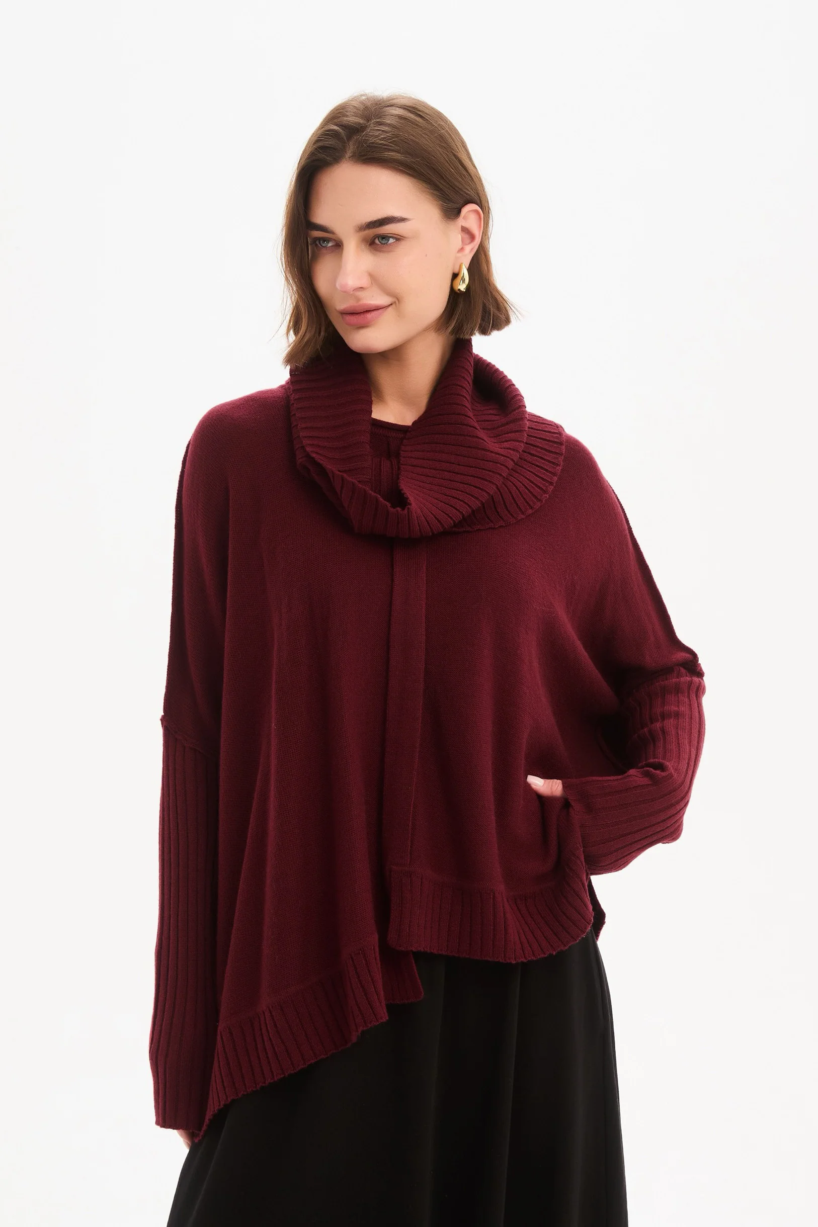 BOXY RIB SLEEVE KNIT - Image 19