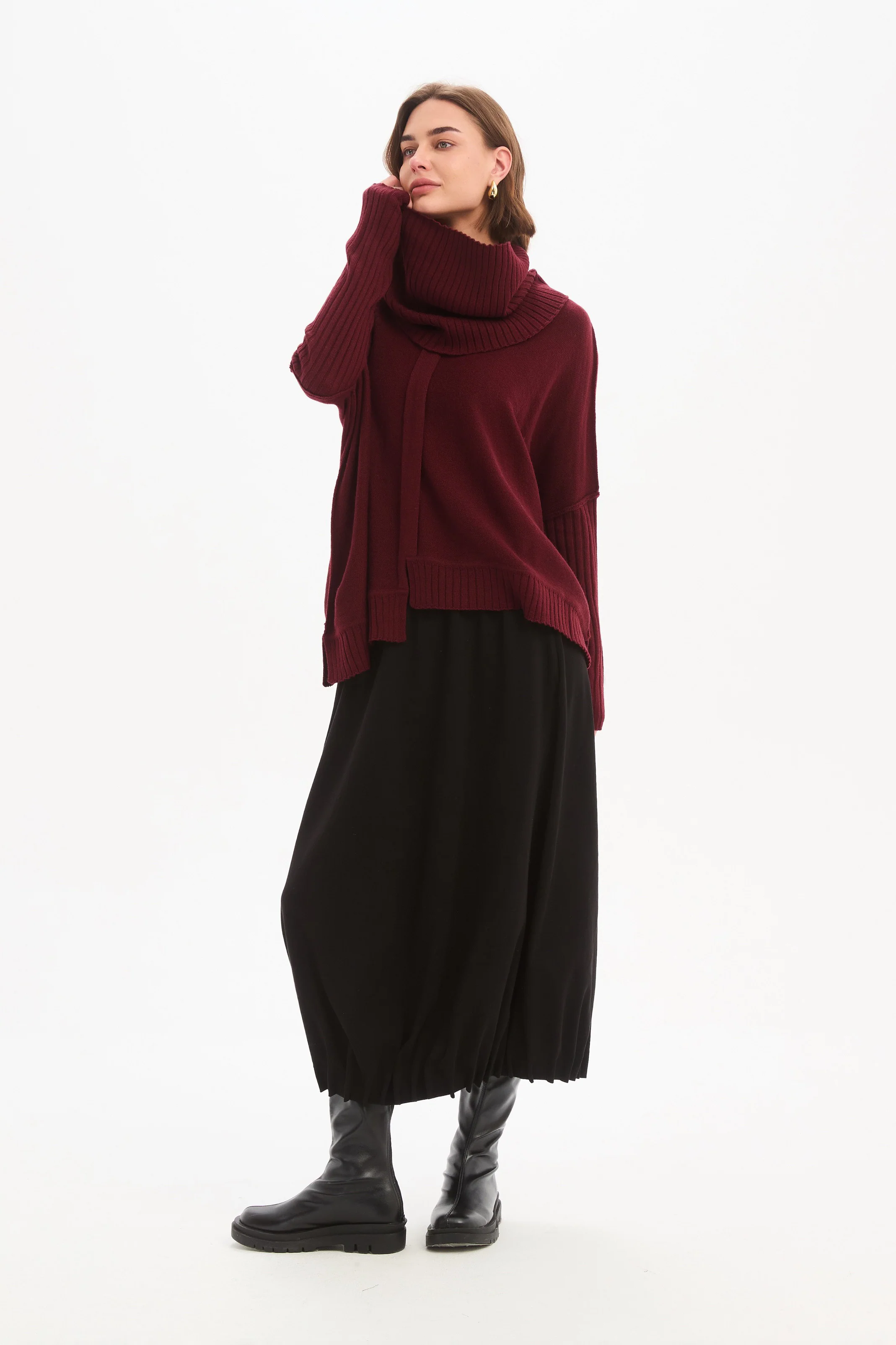 BOXY RIB SLEEVE KNIT - Image 21