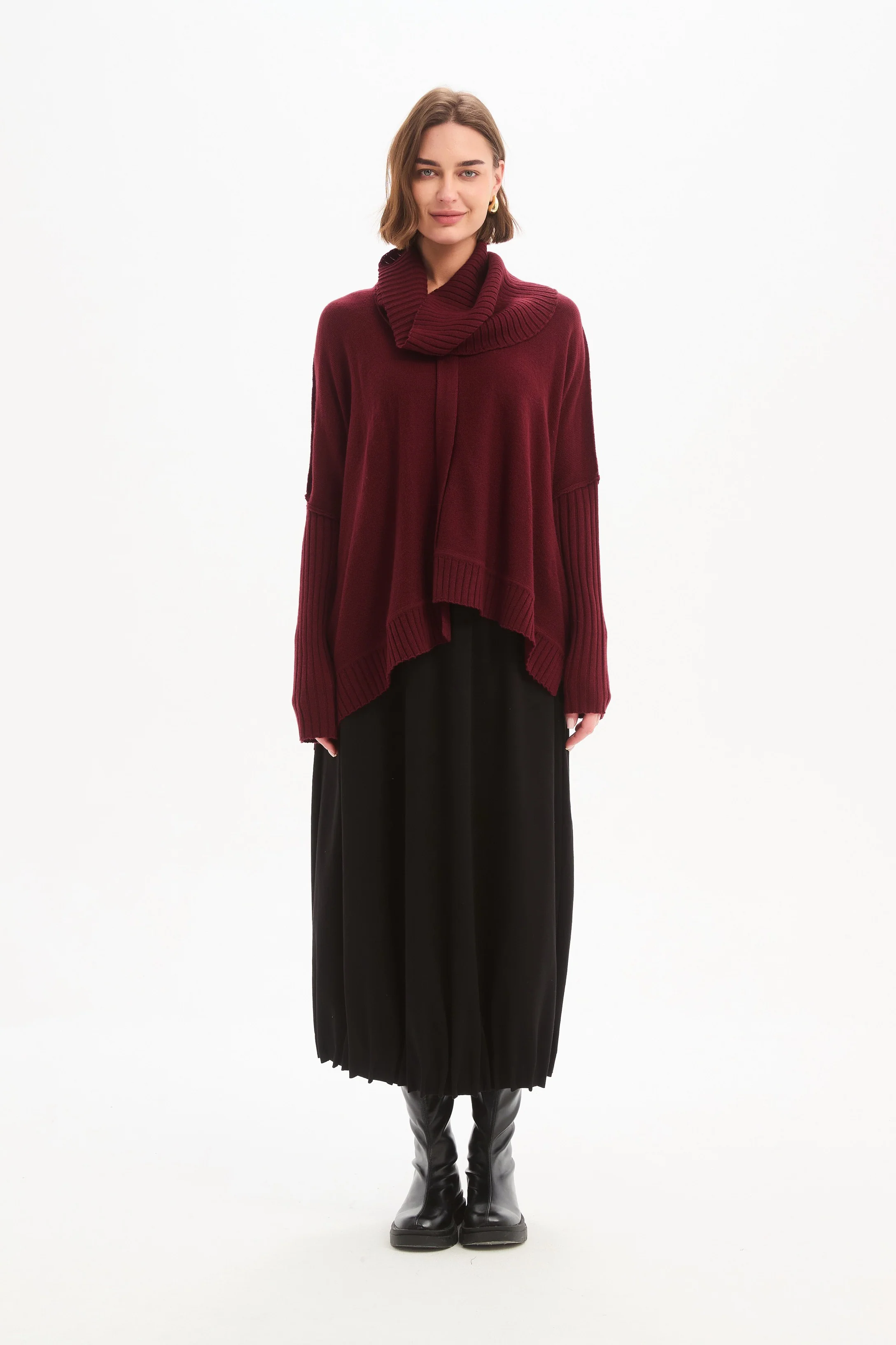 BOXY RIB SLEEVE KNIT - Image 22