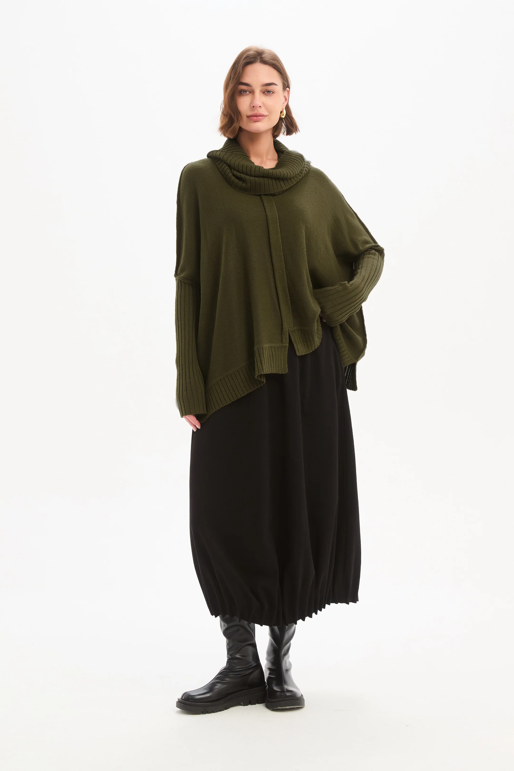 BOXY RIB SLEEVE KNIT - Image 26