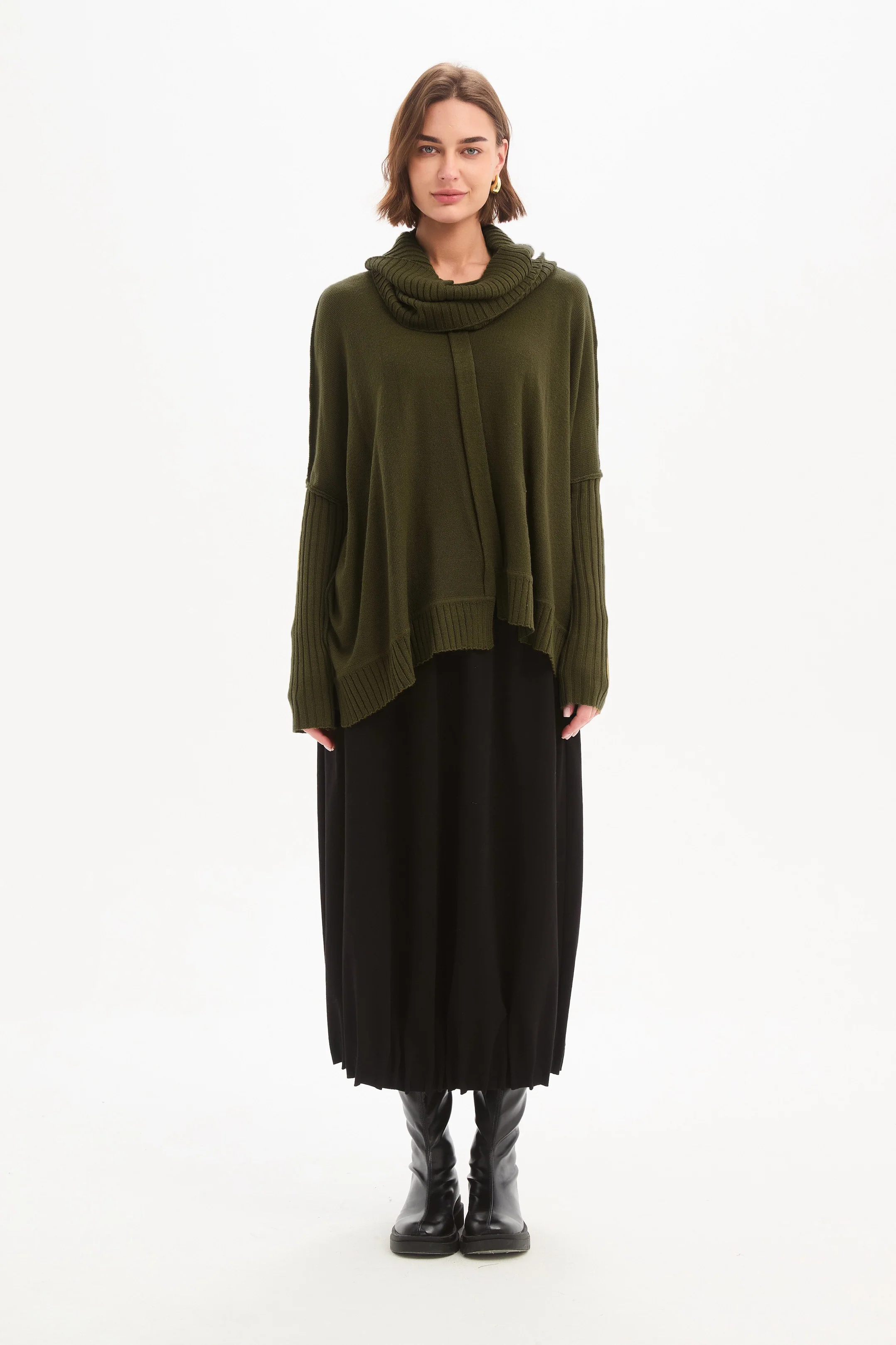 BOXY RIB SLEEVE KNIT - Image 27