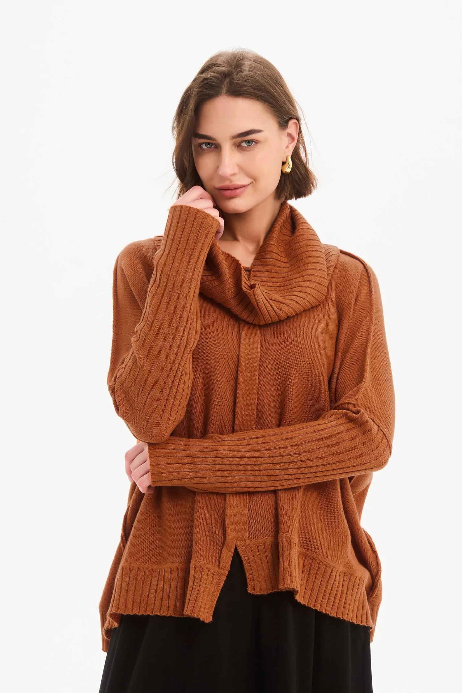BOXY RIB SLEEVE KNIT - Image 3