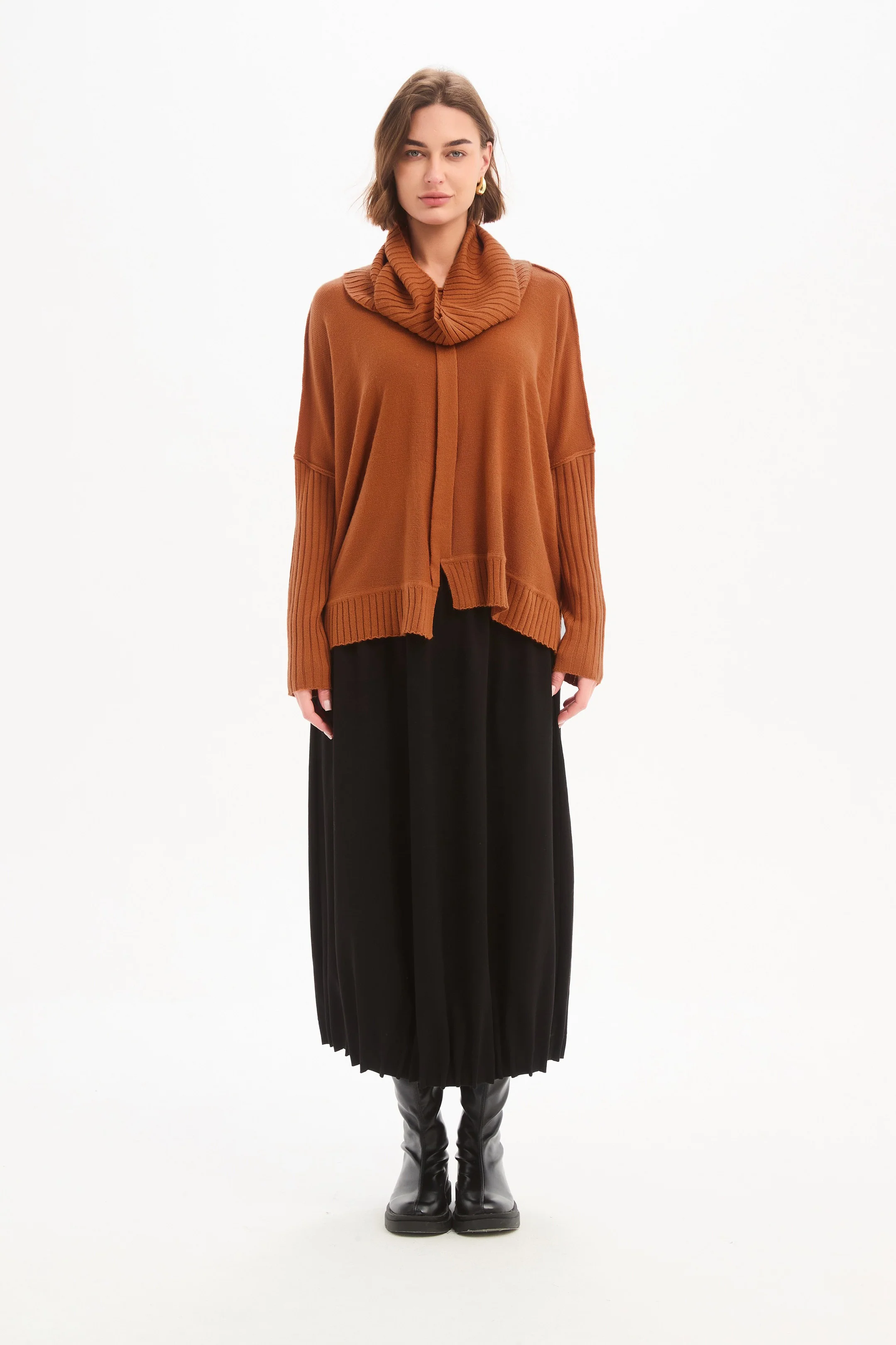 BOXY RIB SLEEVE KNIT - Image 6