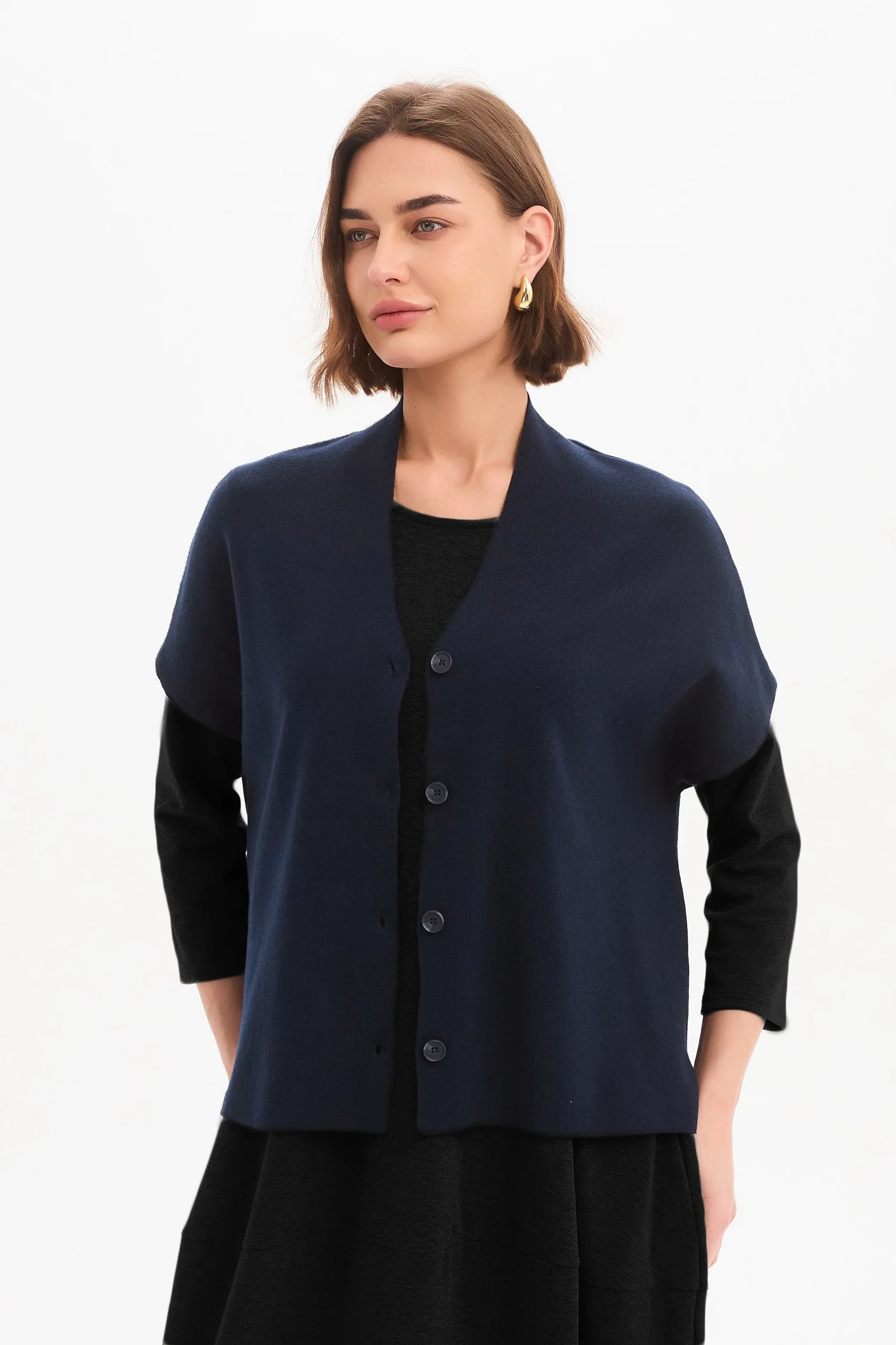 BUTTON UP KNIT VEST - Image 14