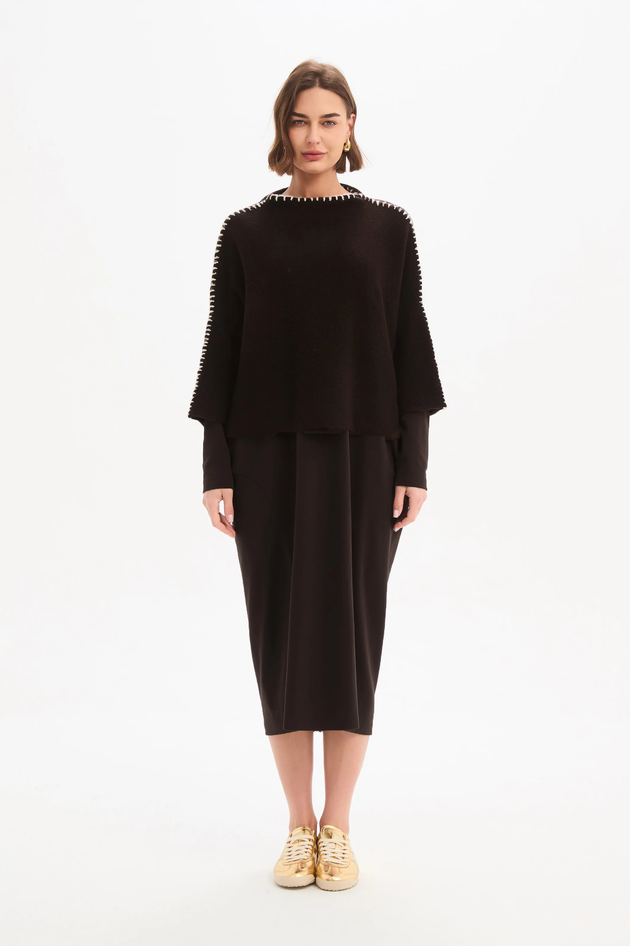 CONTRAST STITCH DETAIL KNIT - Image 16