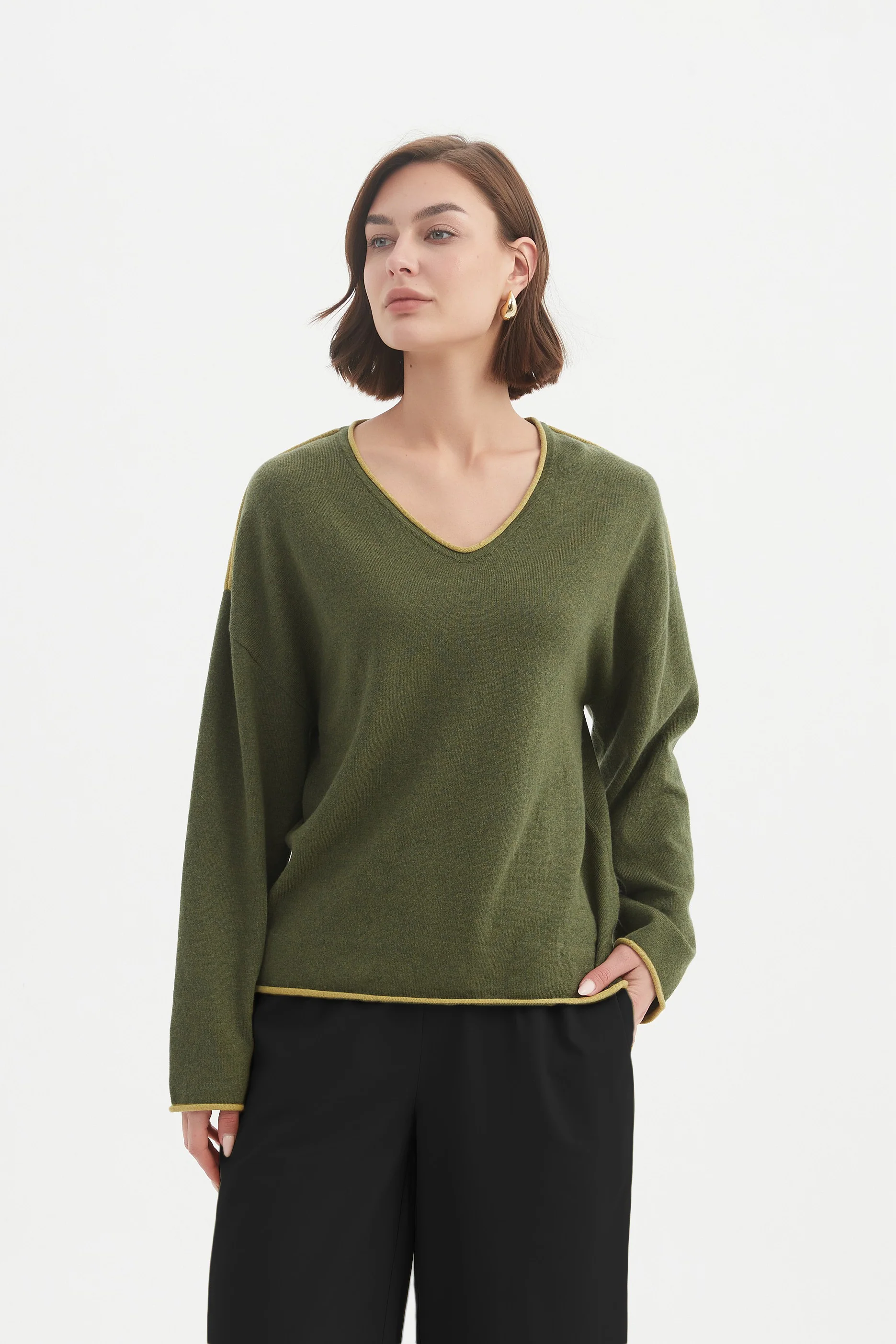 CONTRAST TRIM KNIT - Image 11
