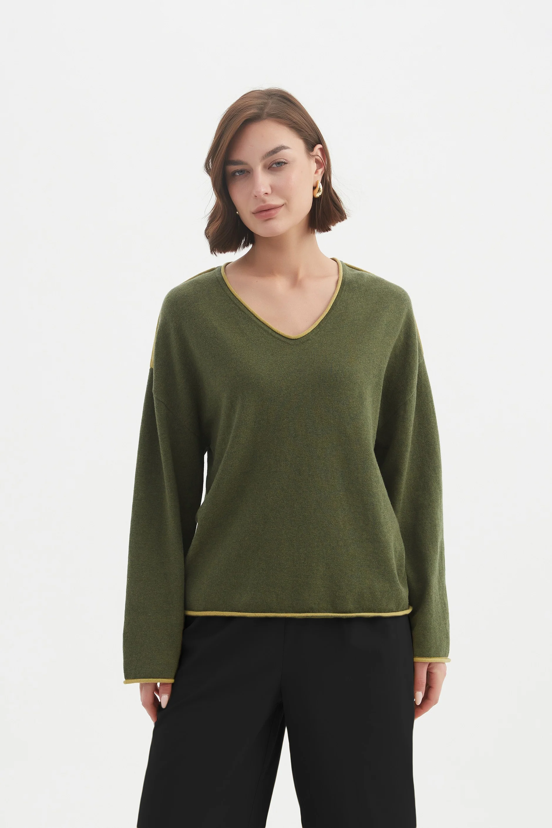 CONTRAST TRIM KNIT - Image 12