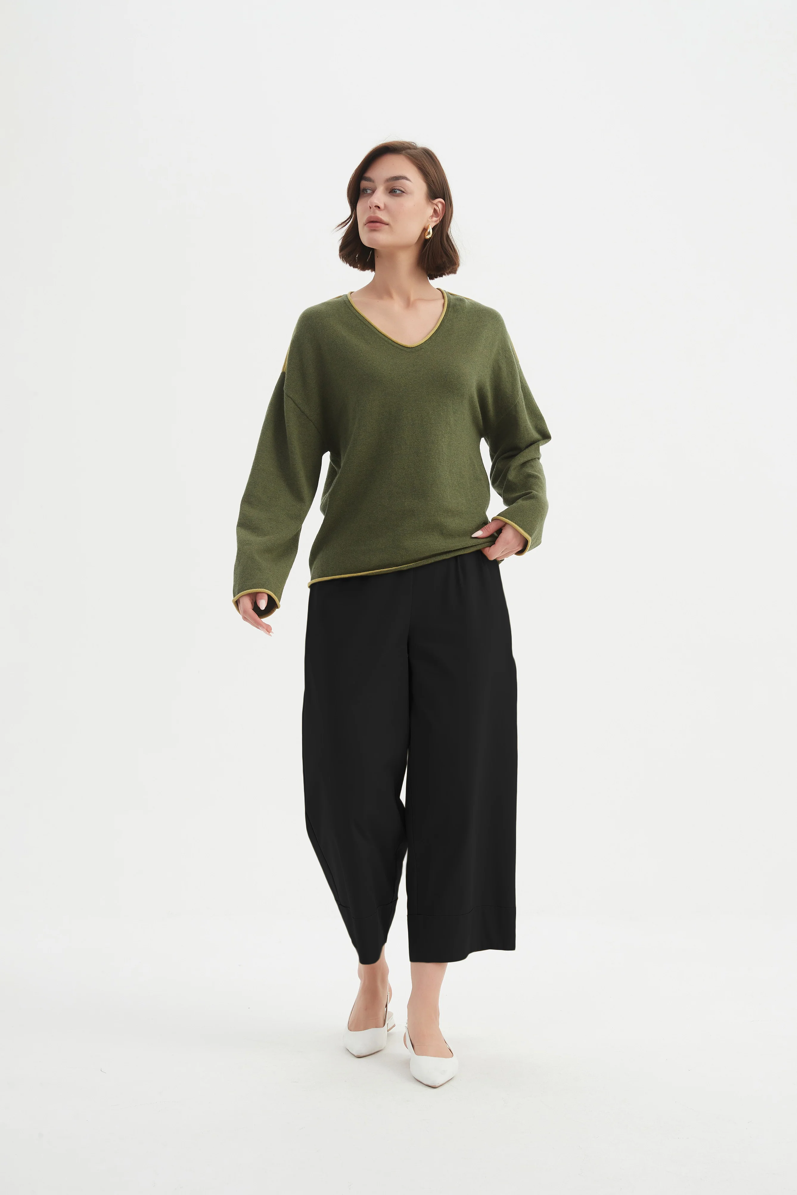 CONTRAST TRIM KNIT - Image 13
