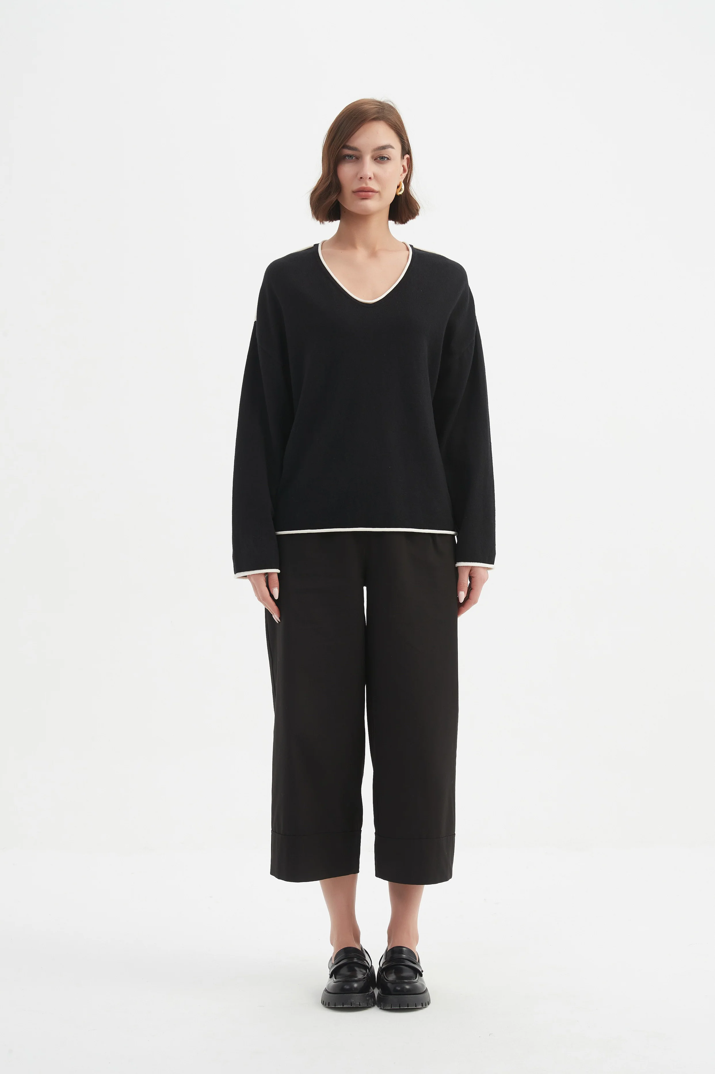 CONTRAST TRIM KNIT - Image 4
