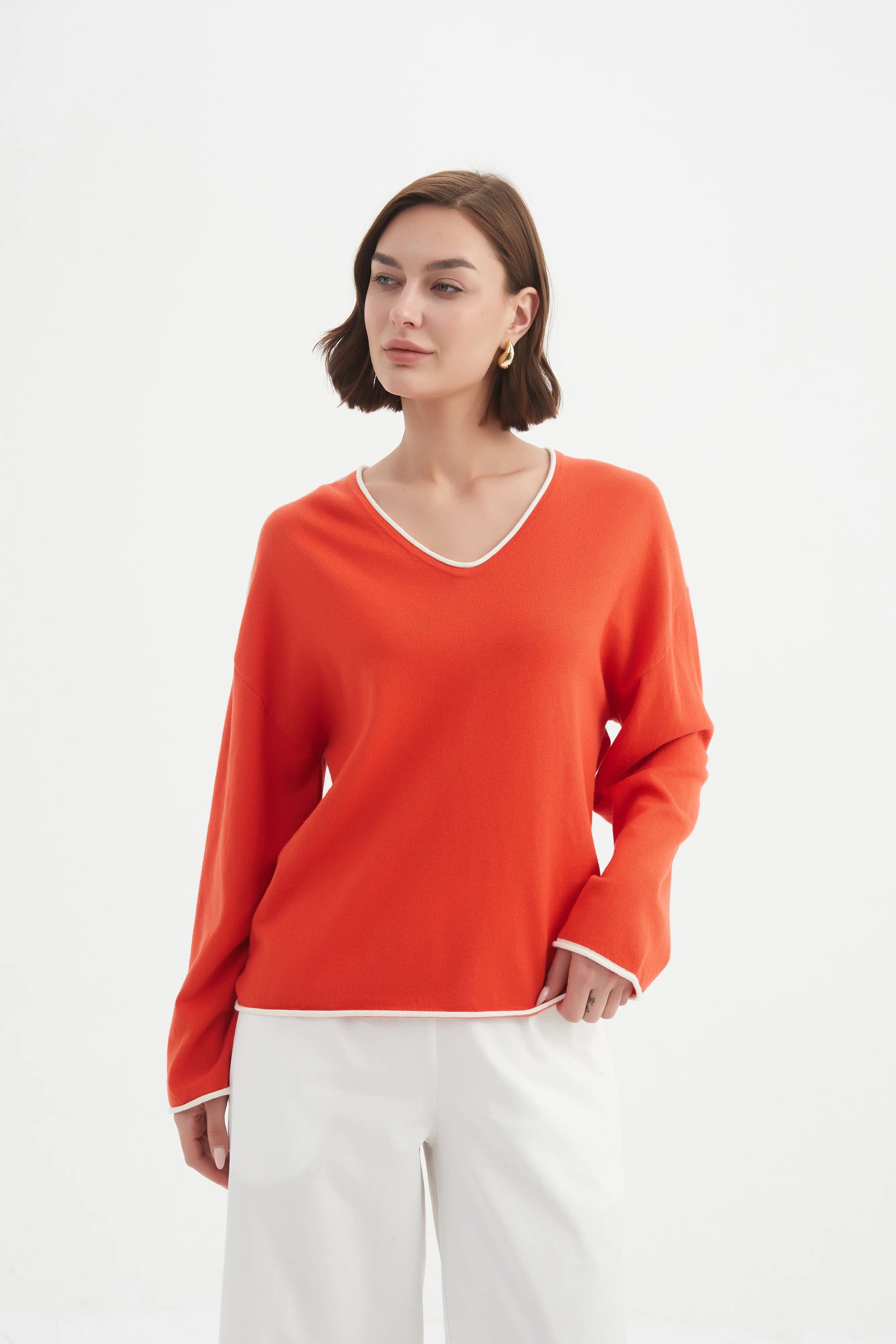 CONTRAST TRIM KNIT - Image 6