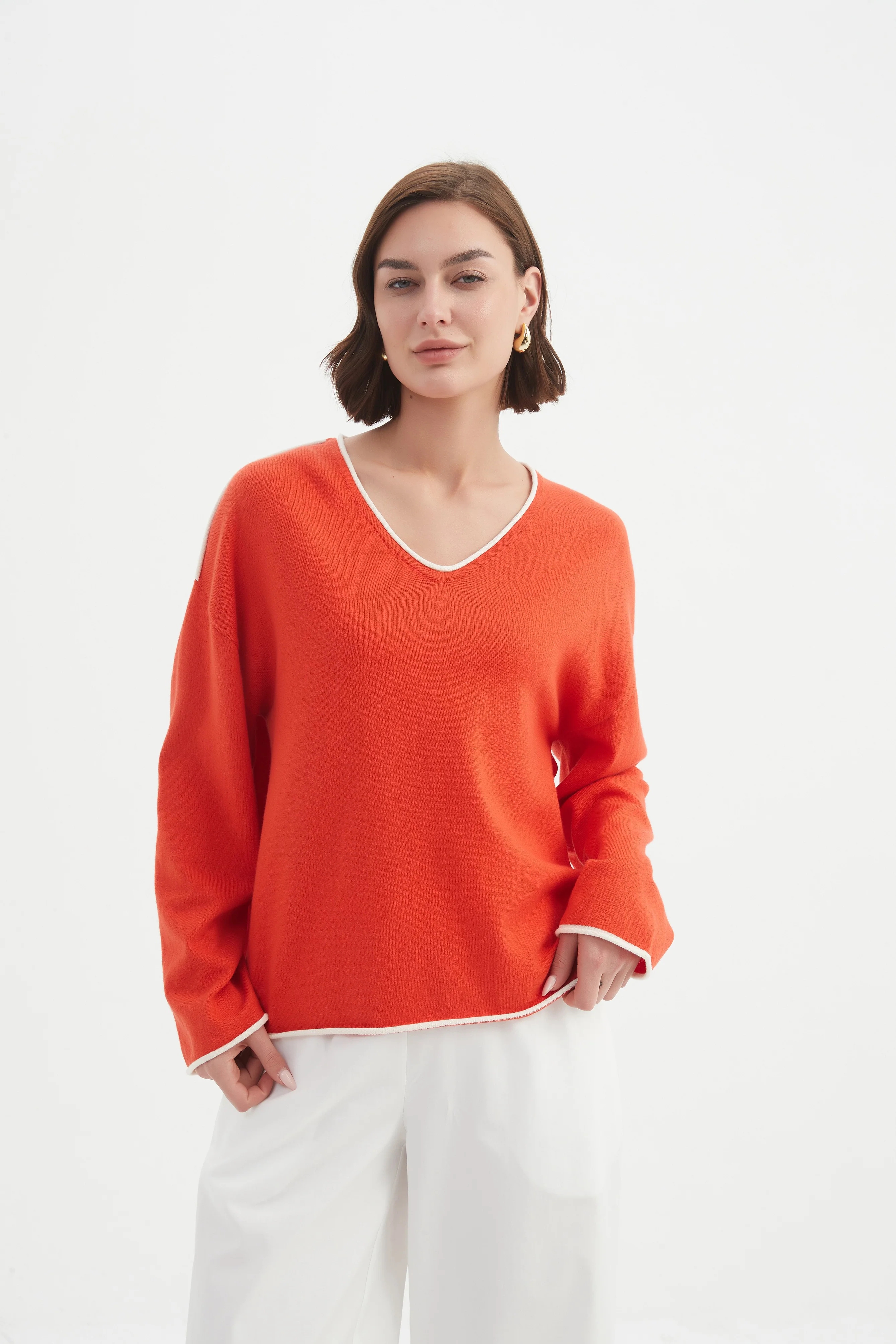 CONTRAST TRIM KNIT - Image 7