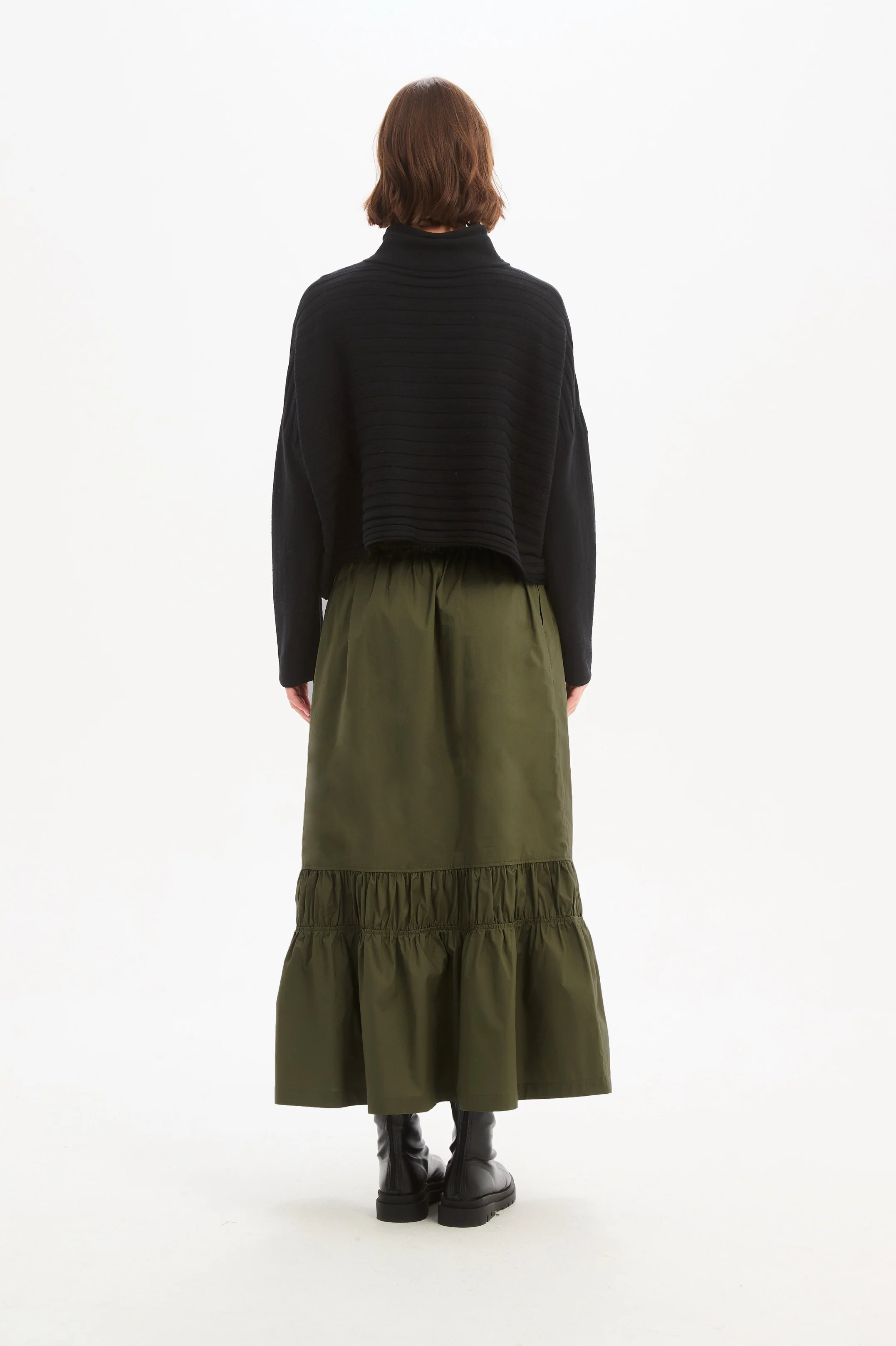 COWL NECK BUTTON KNIT - Image 12
