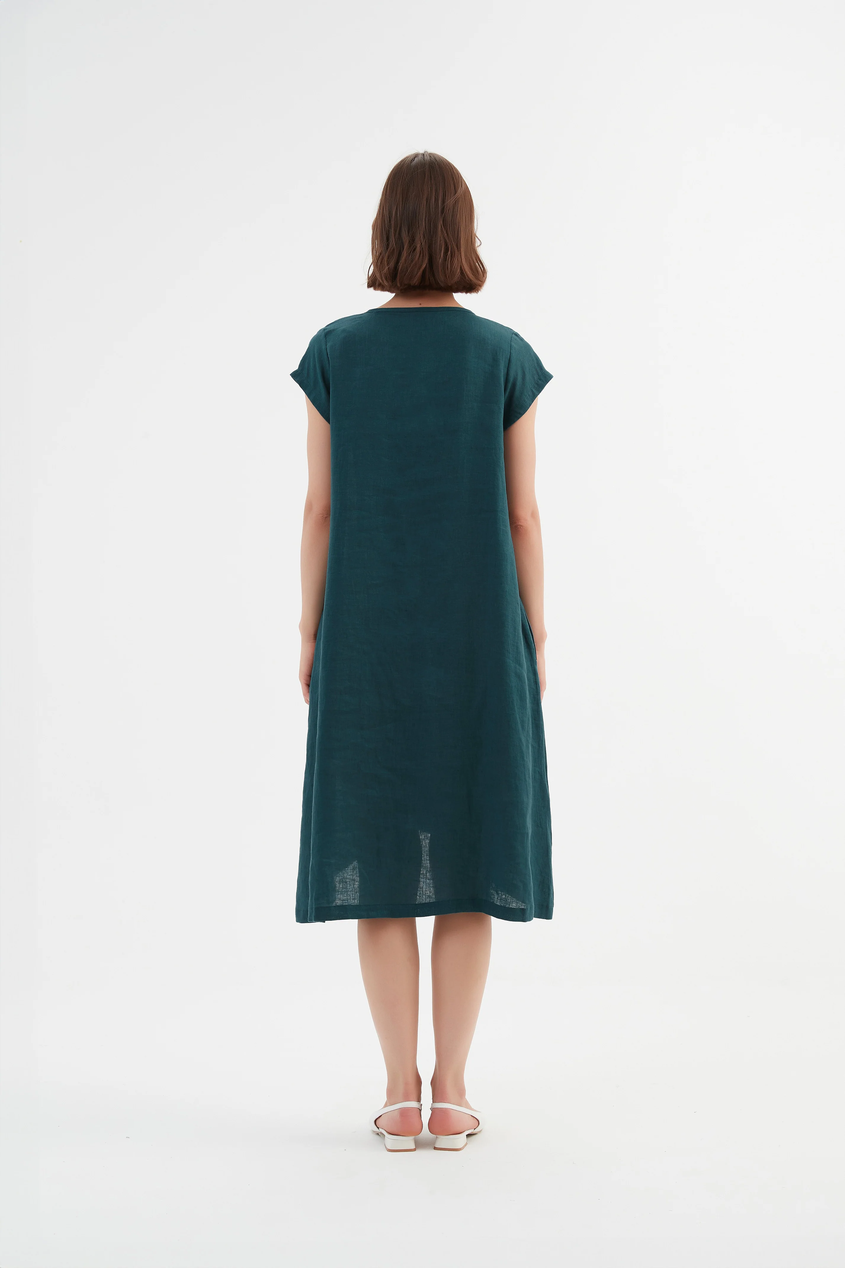 CROSS FRONT DETAIL DRESS - Image 11