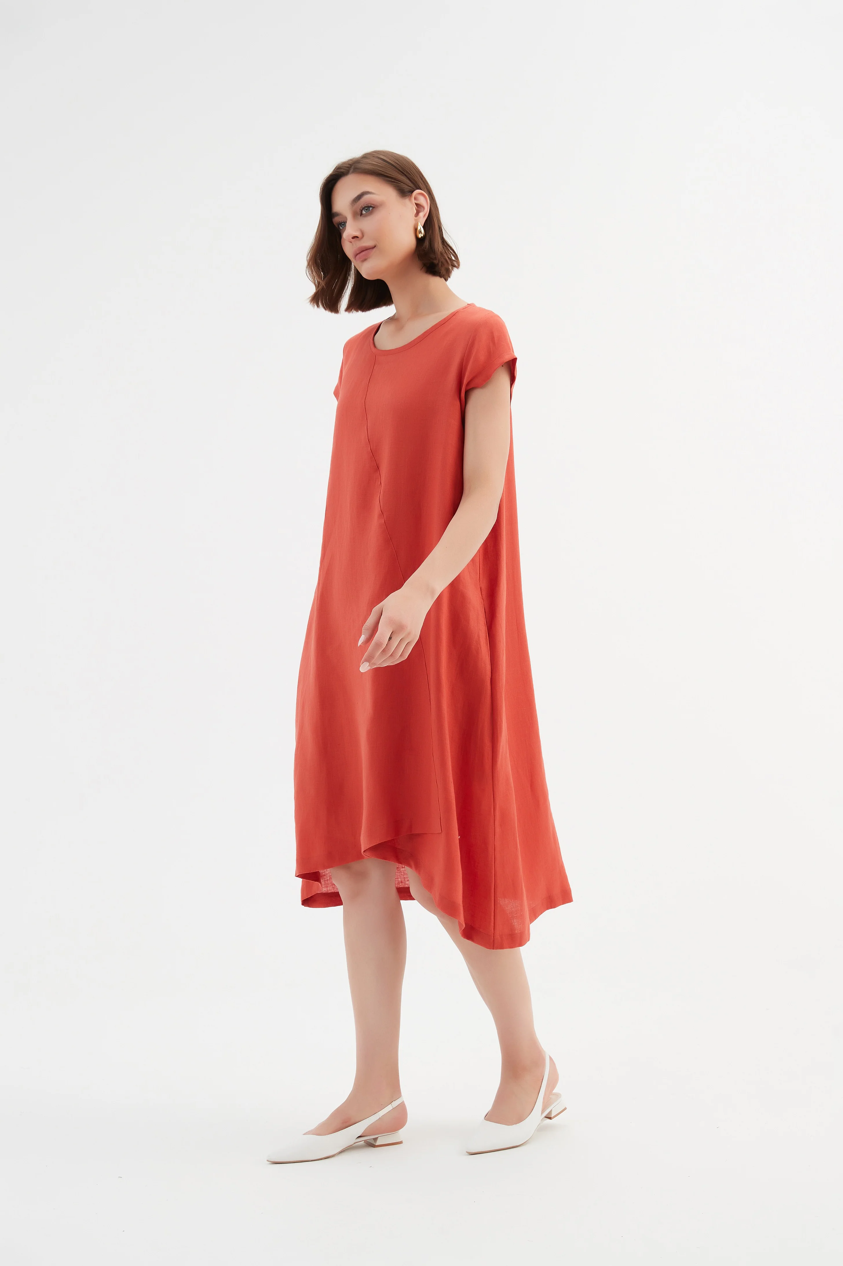 CROSS FRONT DETAIL DRESS - Image 14
