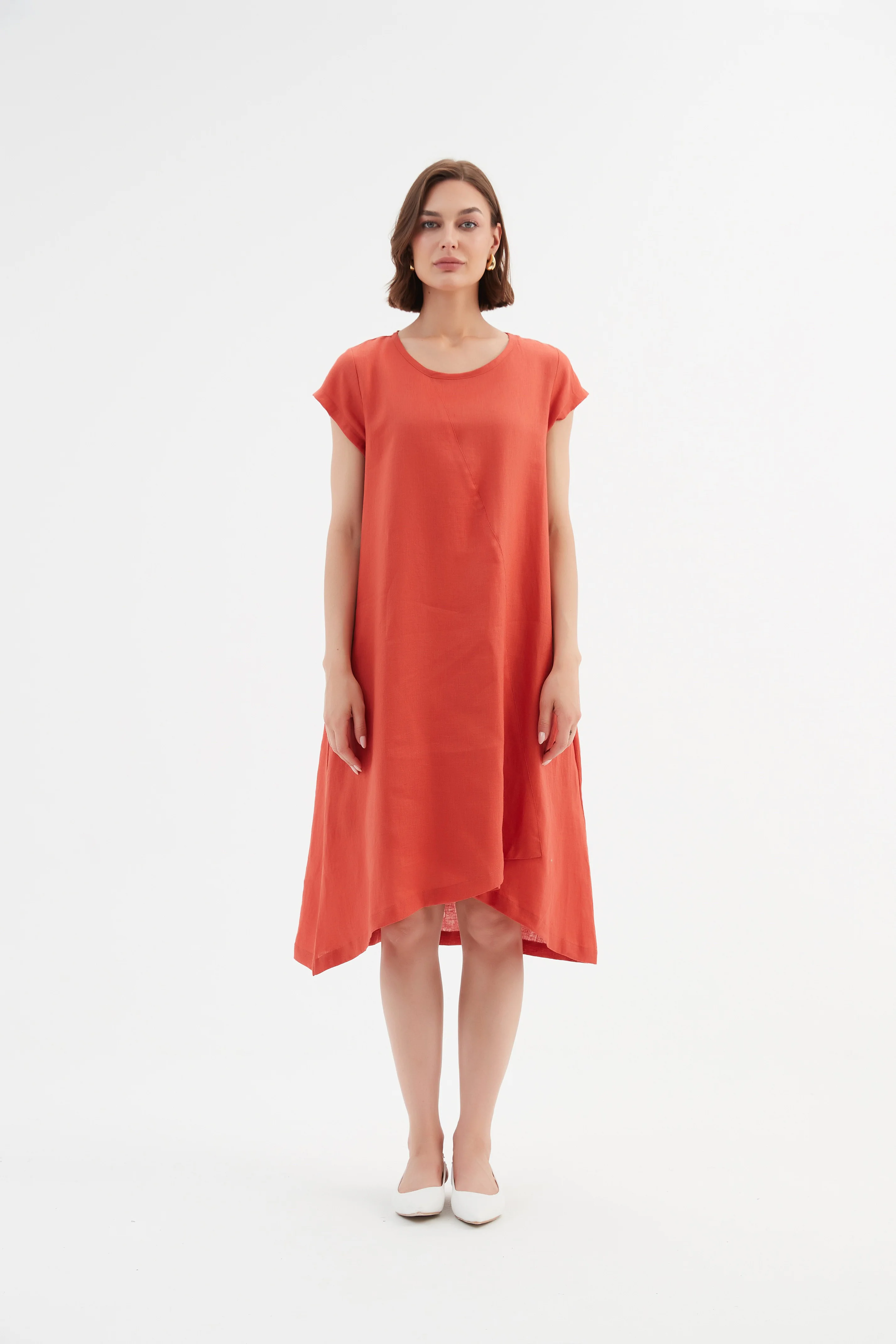 CROSS FRONT DETAIL DRESS - Image 15