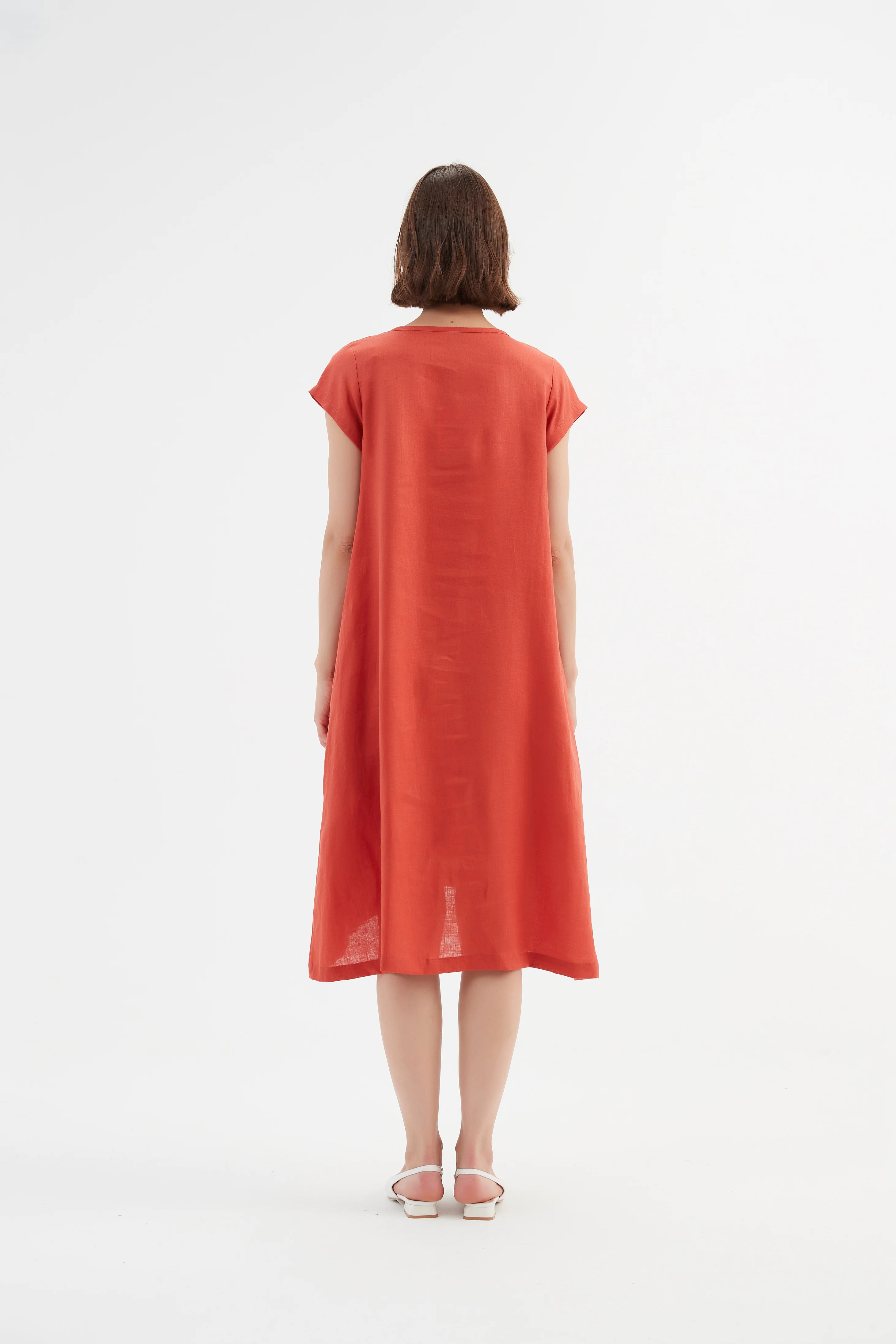 CROSS FRONT DETAIL DRESS - Image 16