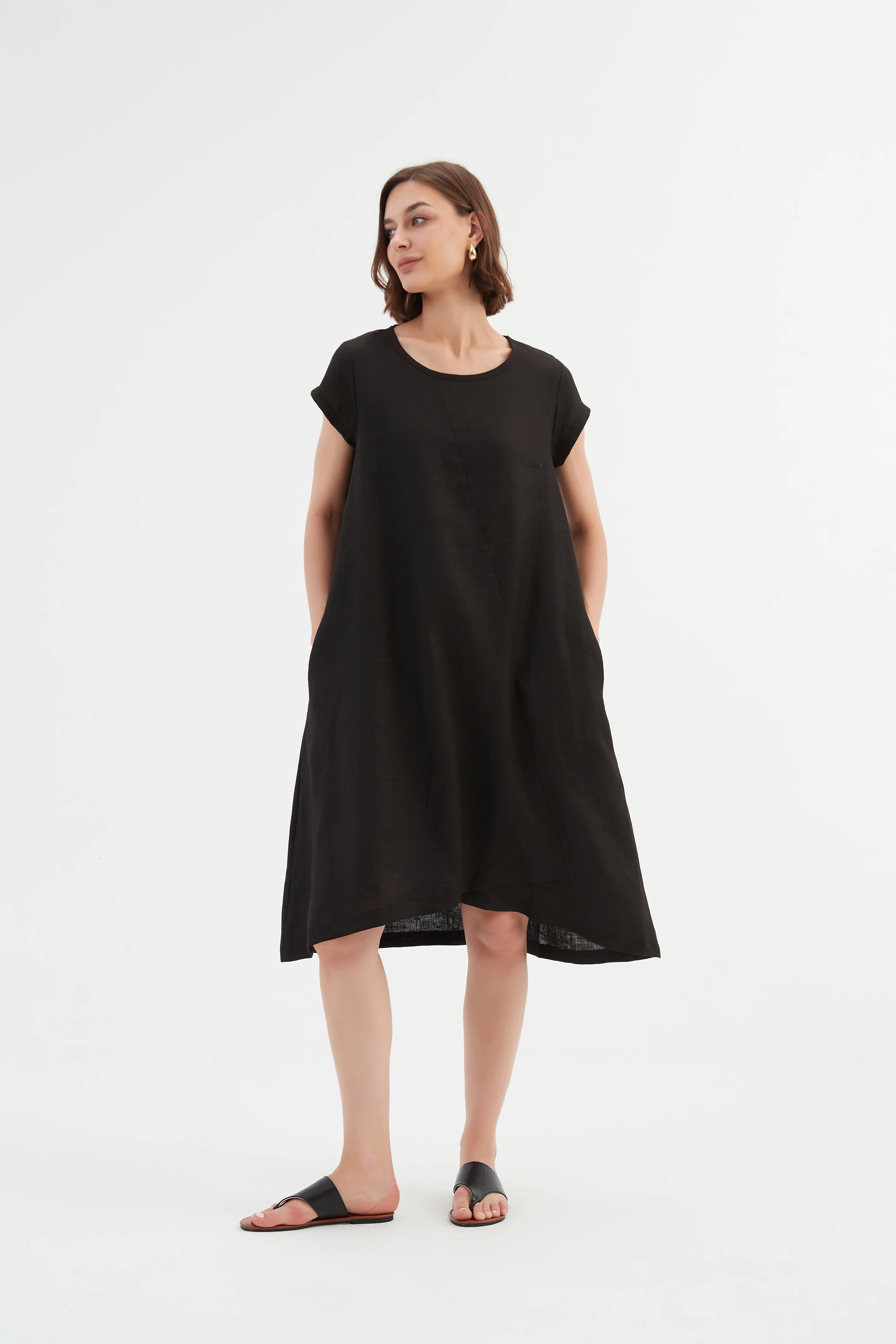 CROSS FRONT DETAIL DRESS - Image 3