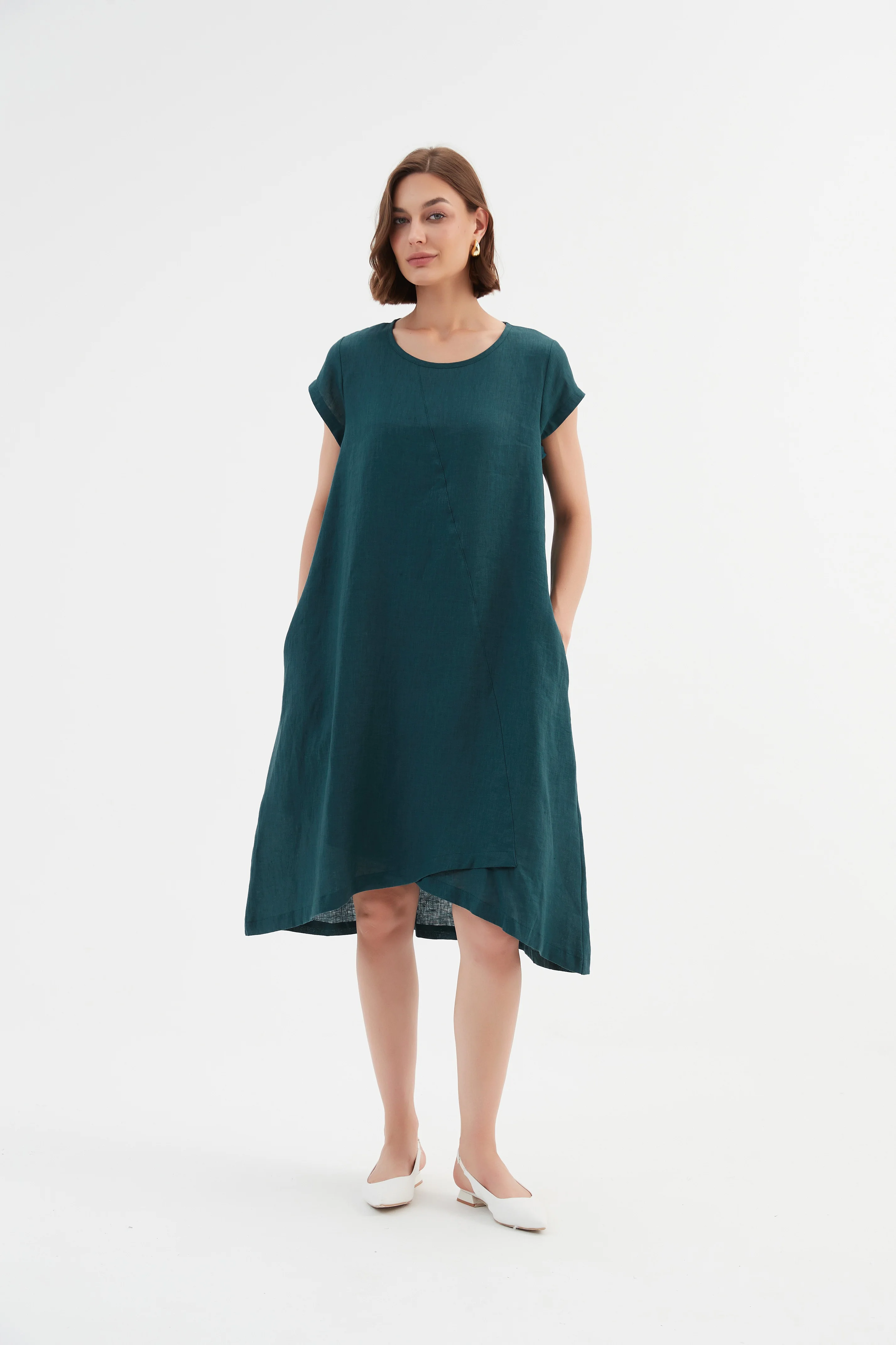 CROSS FRONT DETAIL DRESS - Image 7