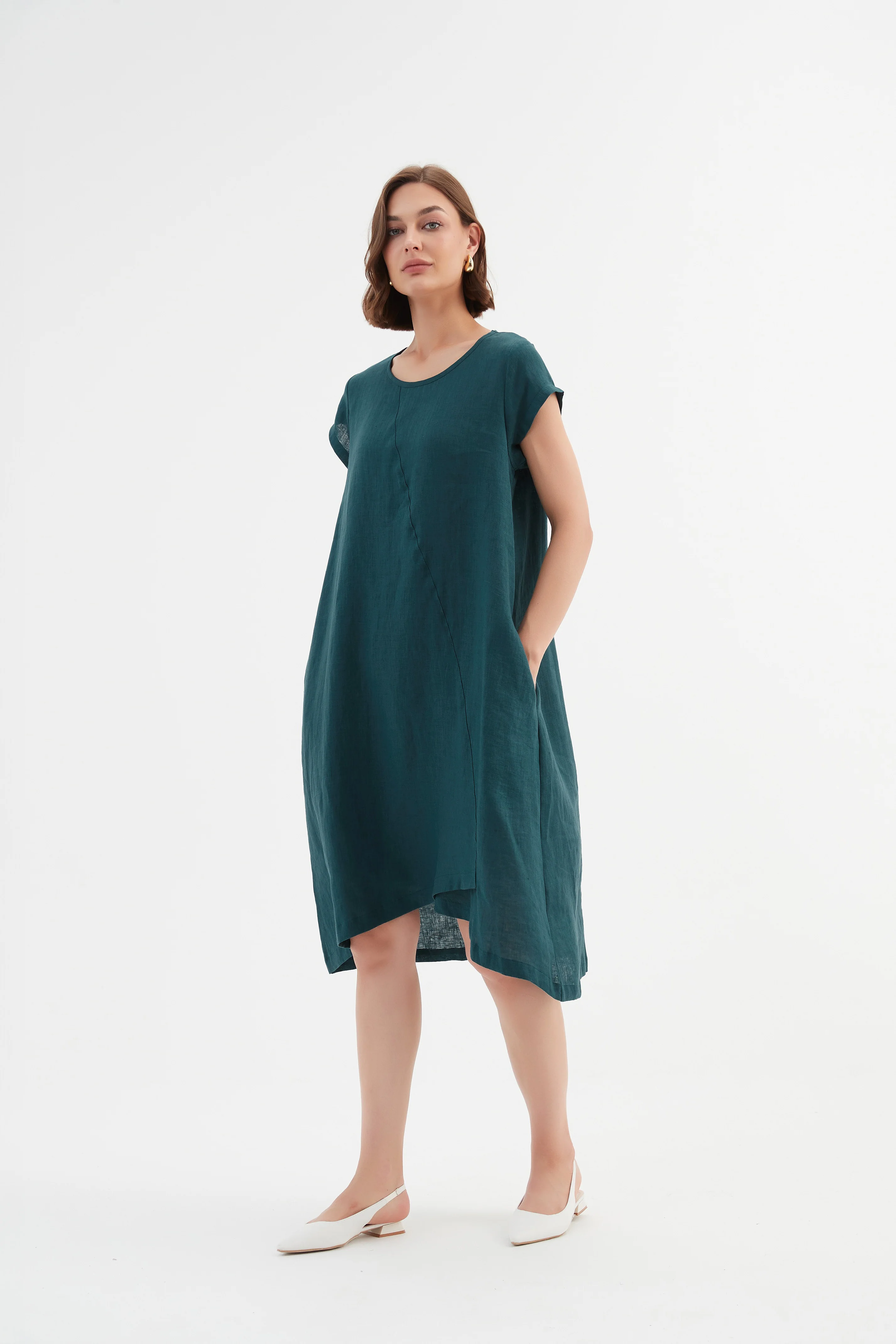 CROSS FRONT DETAIL DRESS - Image 8