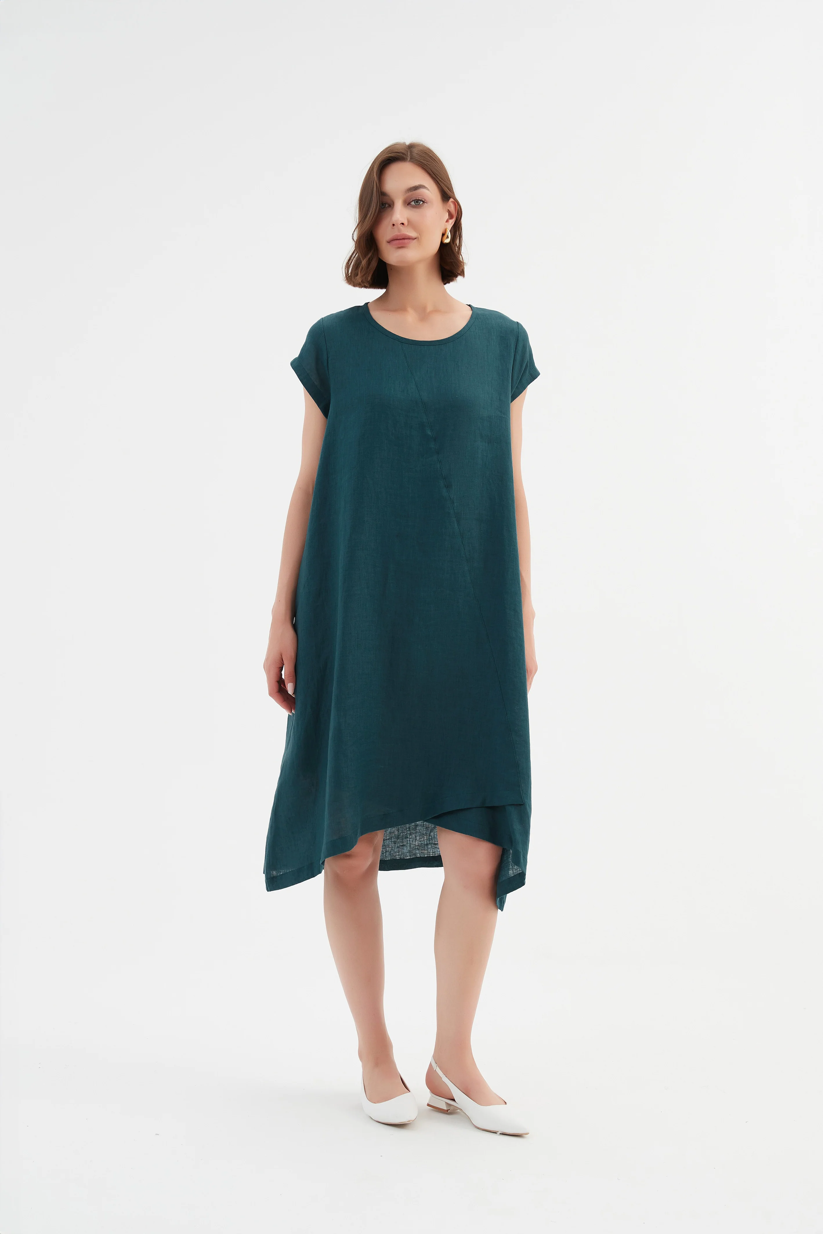 CROSS FRONT DETAIL DRESS - Image 9