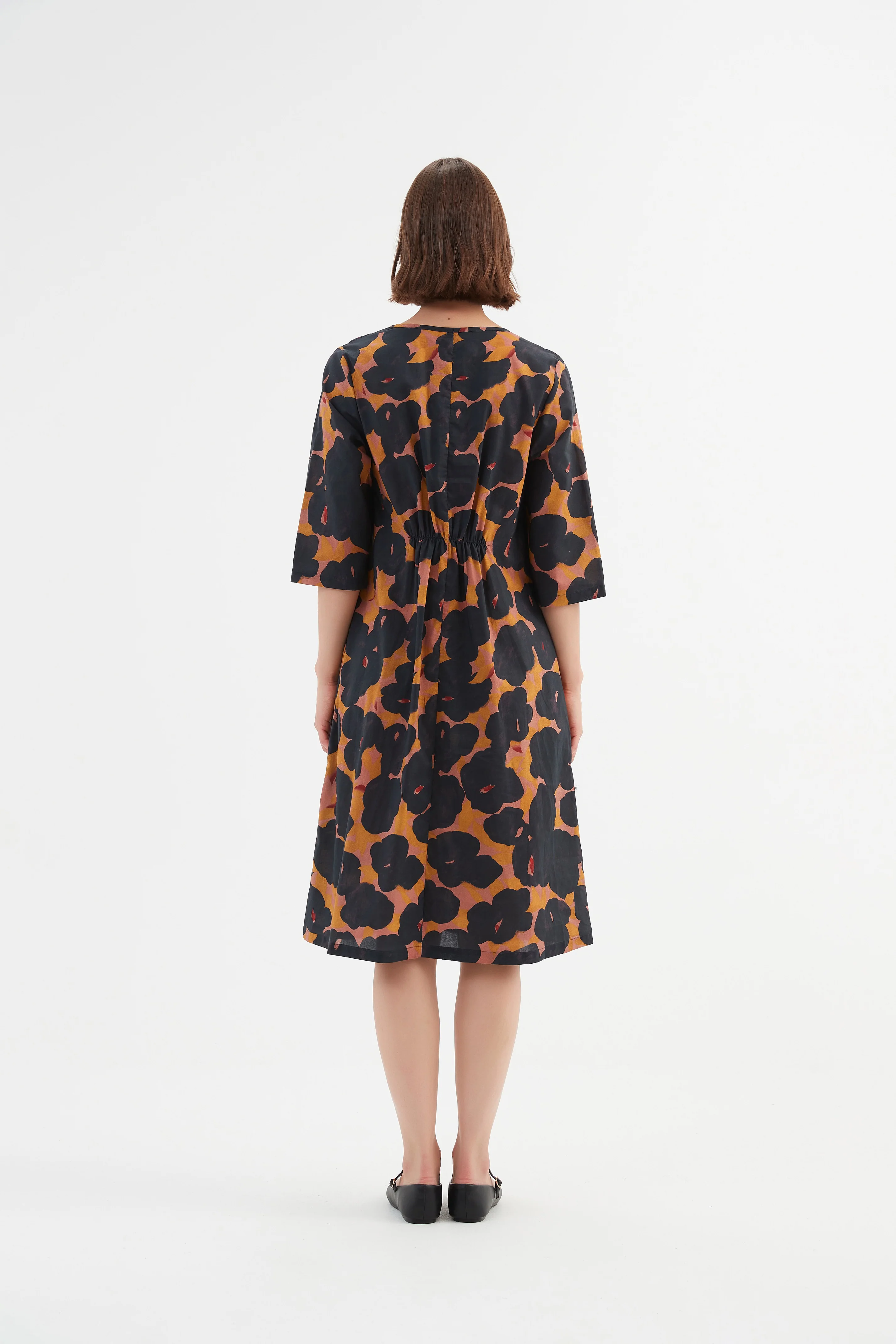 CURVE SEAM POPLIN DRESS - Image 23