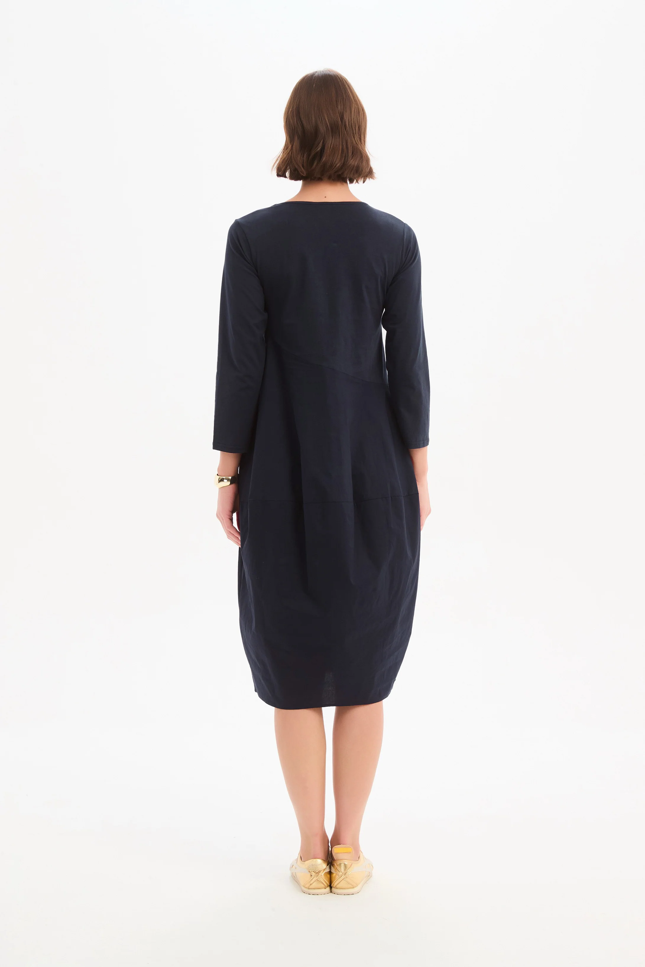 DIAGONAL SEAM COMBI DRESS - Image 17
