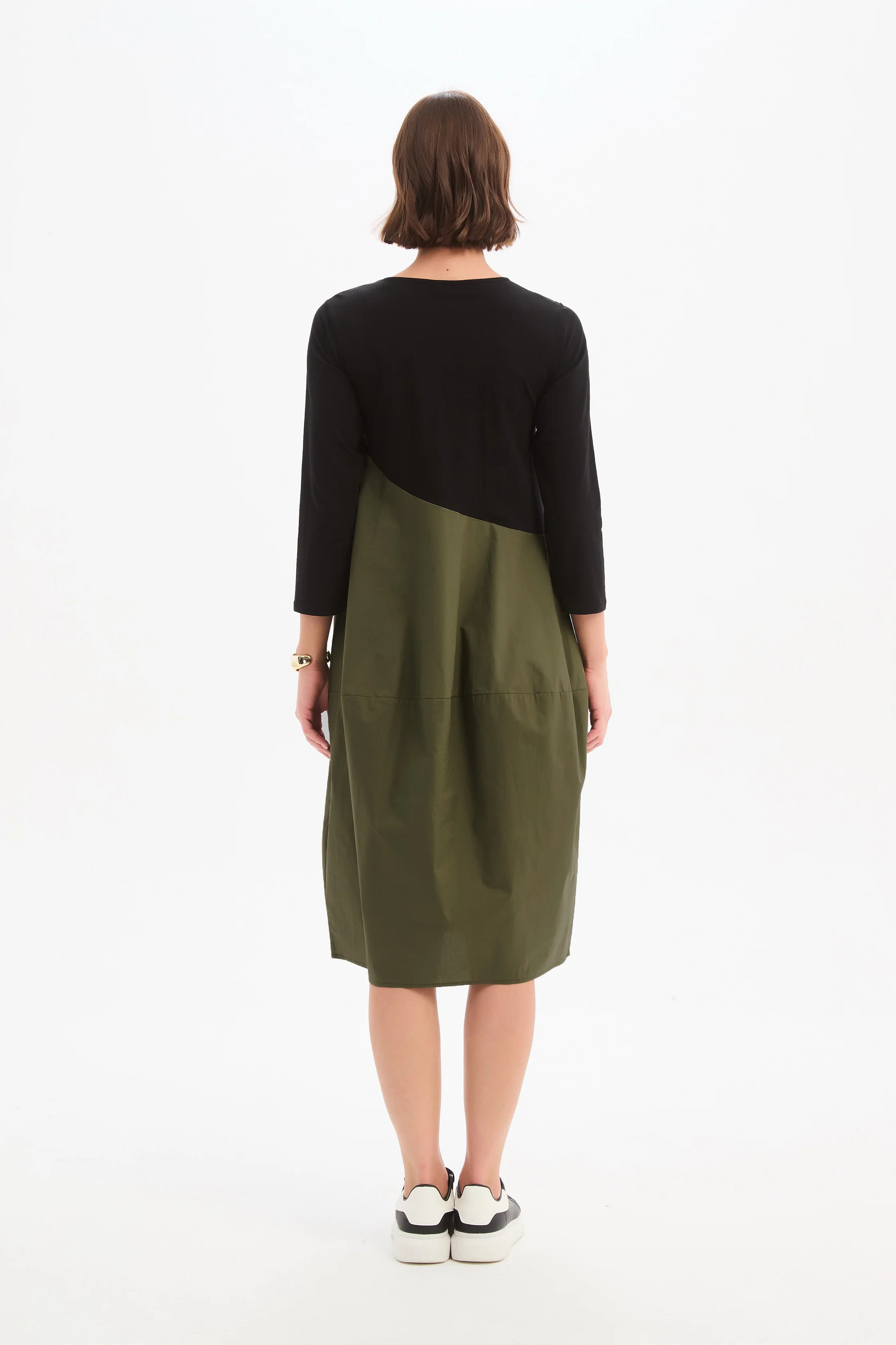DIAGONAL SEAM COMBI DRESS - Image 7