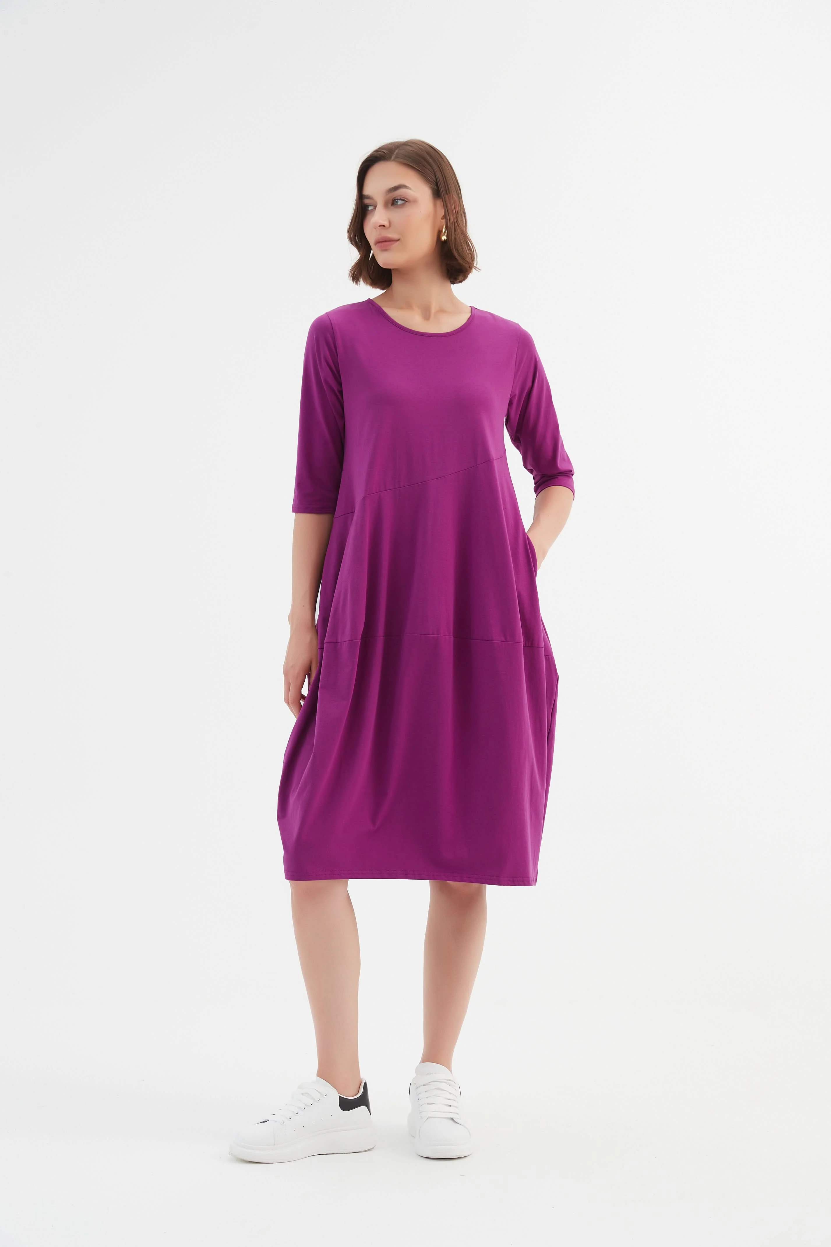 DIAGONAL SEAM DRESS (SUMMER VERSION) - Image 21