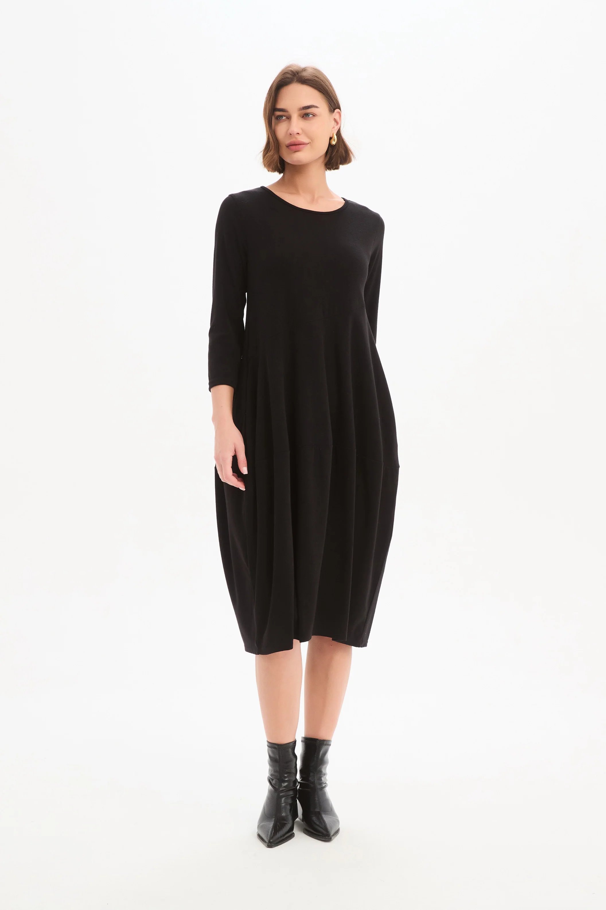DIAGONAL SEAM KNIT DRESS - Image 8