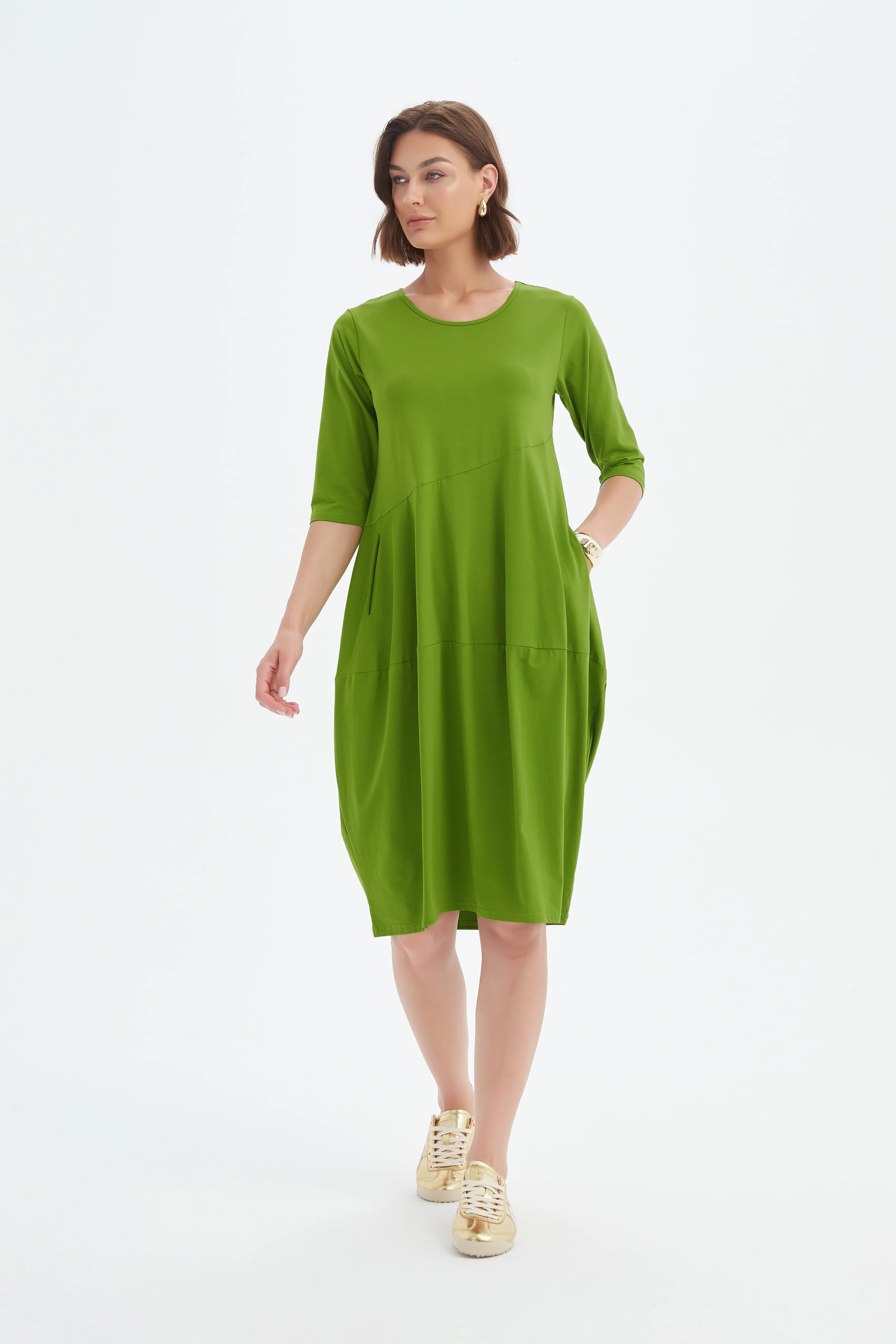 DIAGONAL SEAM SUMMER DRESS - Image 12