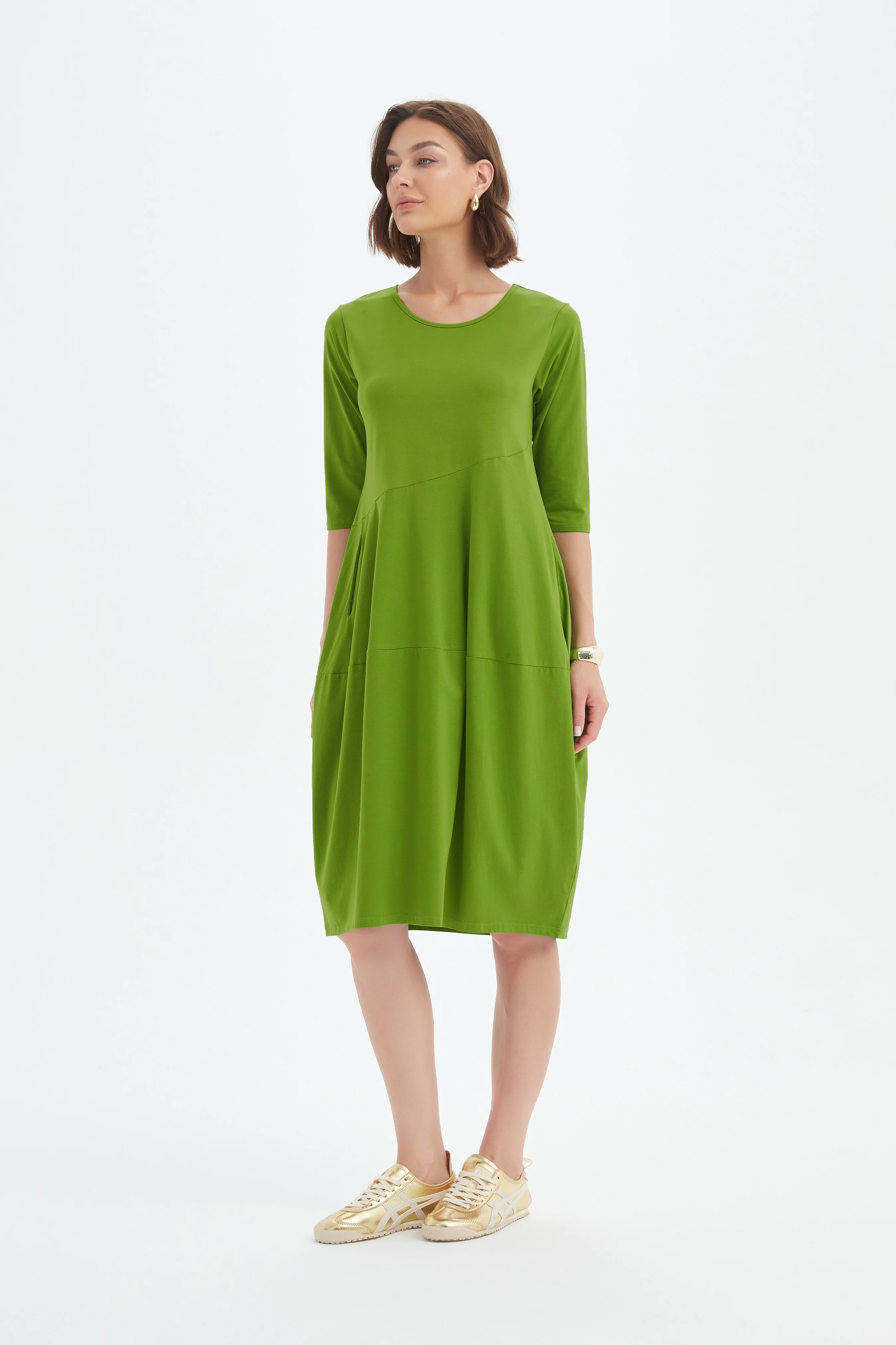 DIAGONAL SEAM SUMMER DRESS - Image 13