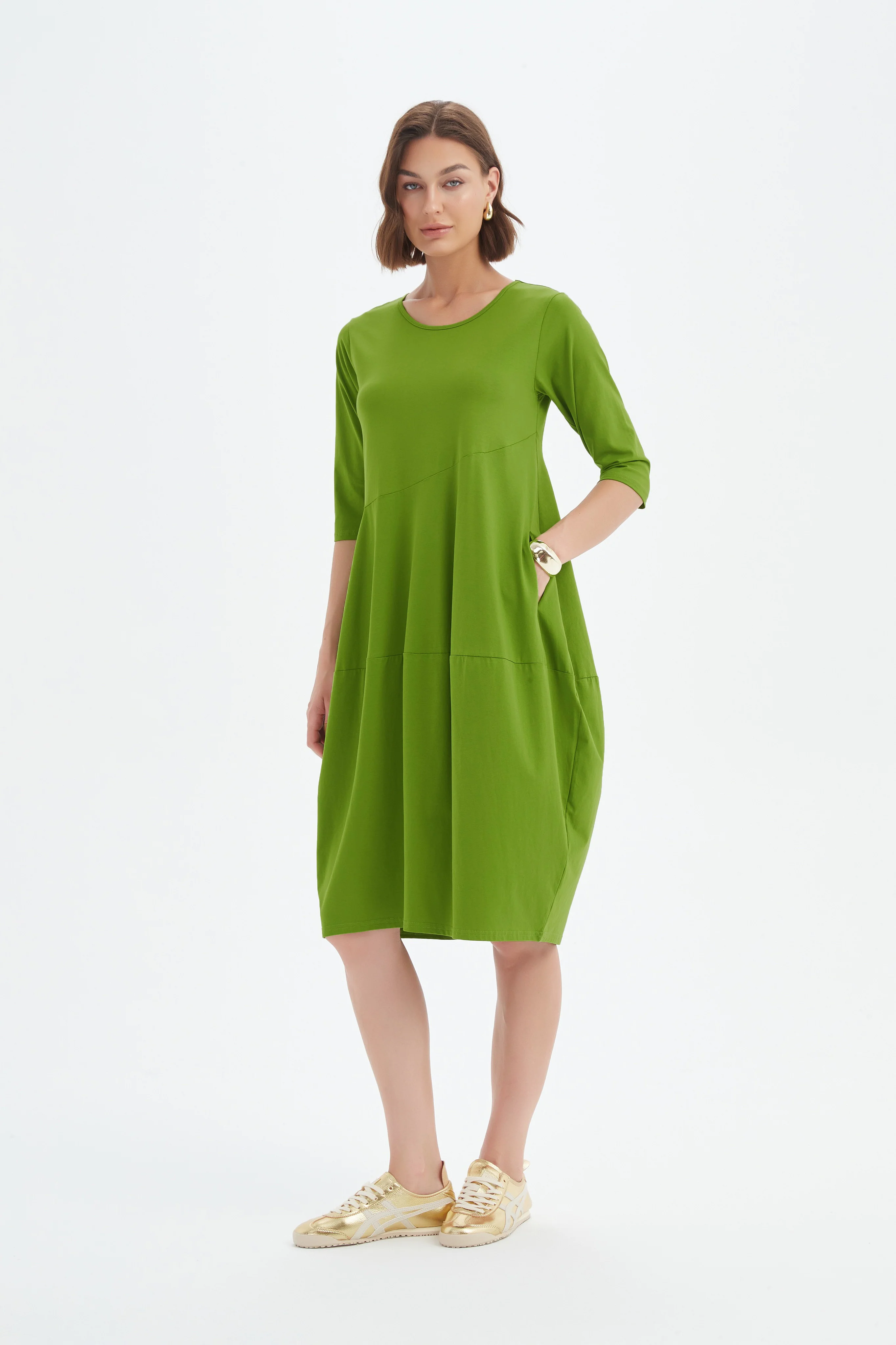 DIAGONAL SEAM SUMMER DRESS - Image 14