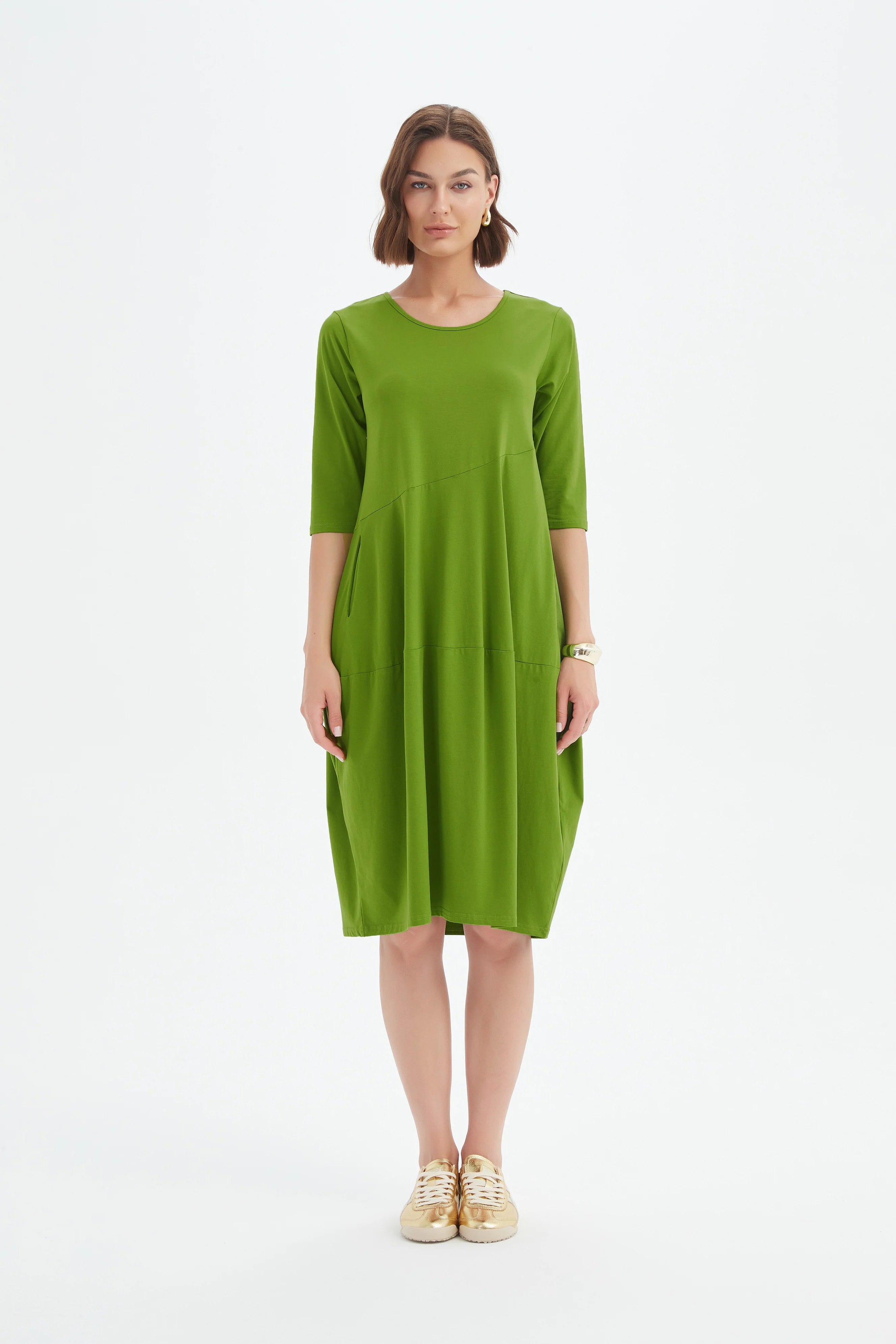 DIAGONAL SEAM SUMMER DRESS - Image 15