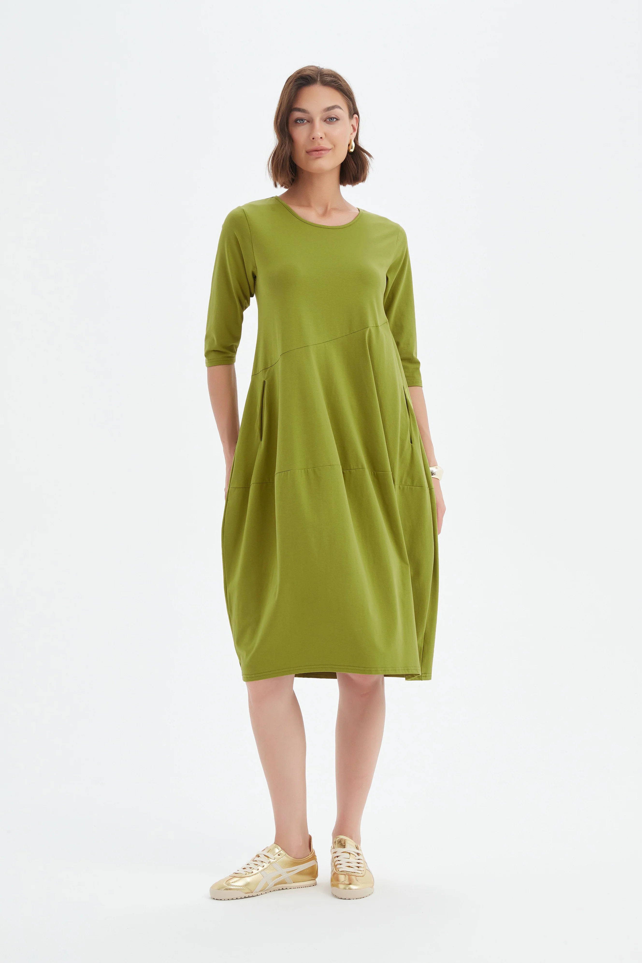 DIAGONAL SEAM SUMMER DRESS - Image 18