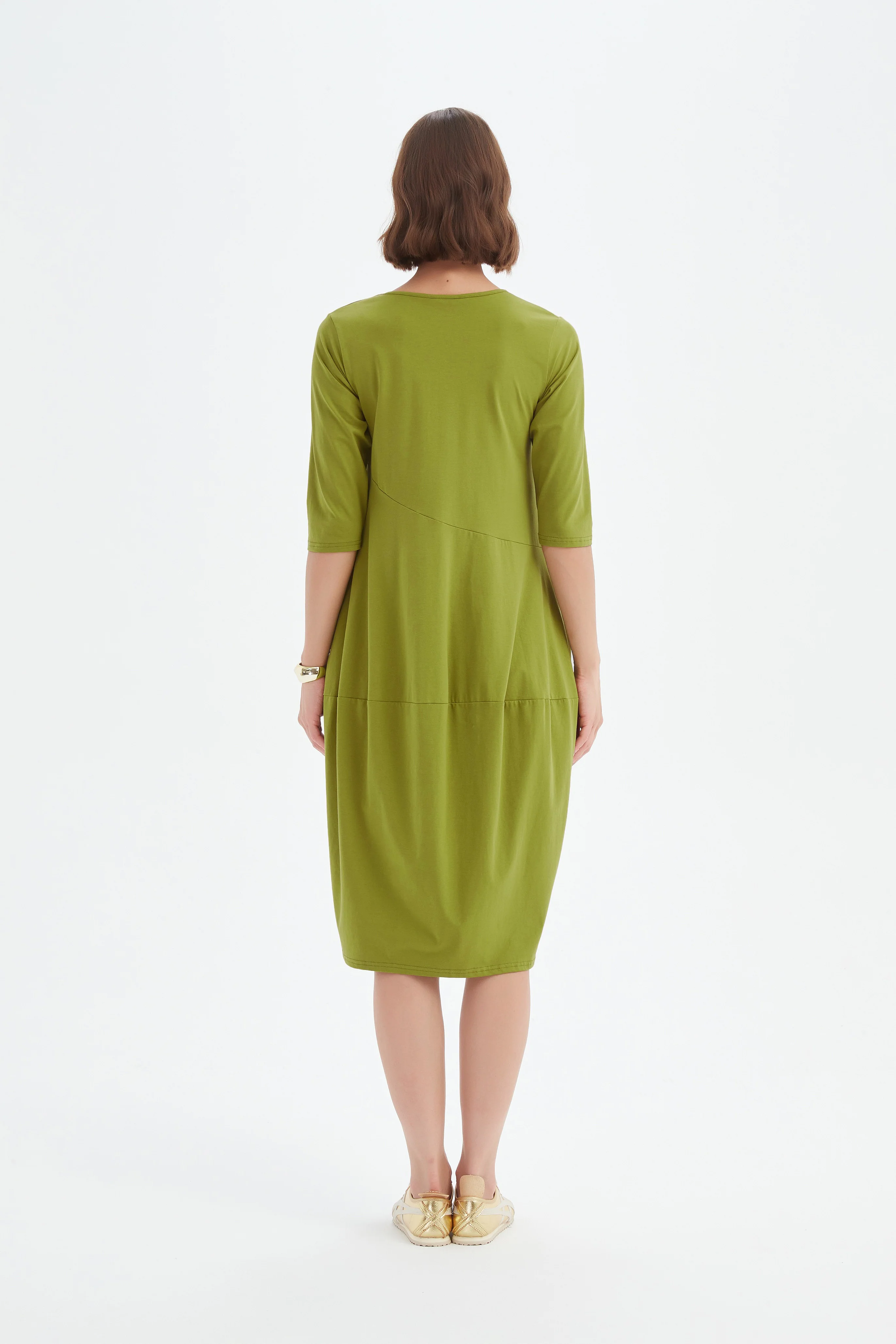 DIAGONAL SEAM SUMMER DRESS - Image 21