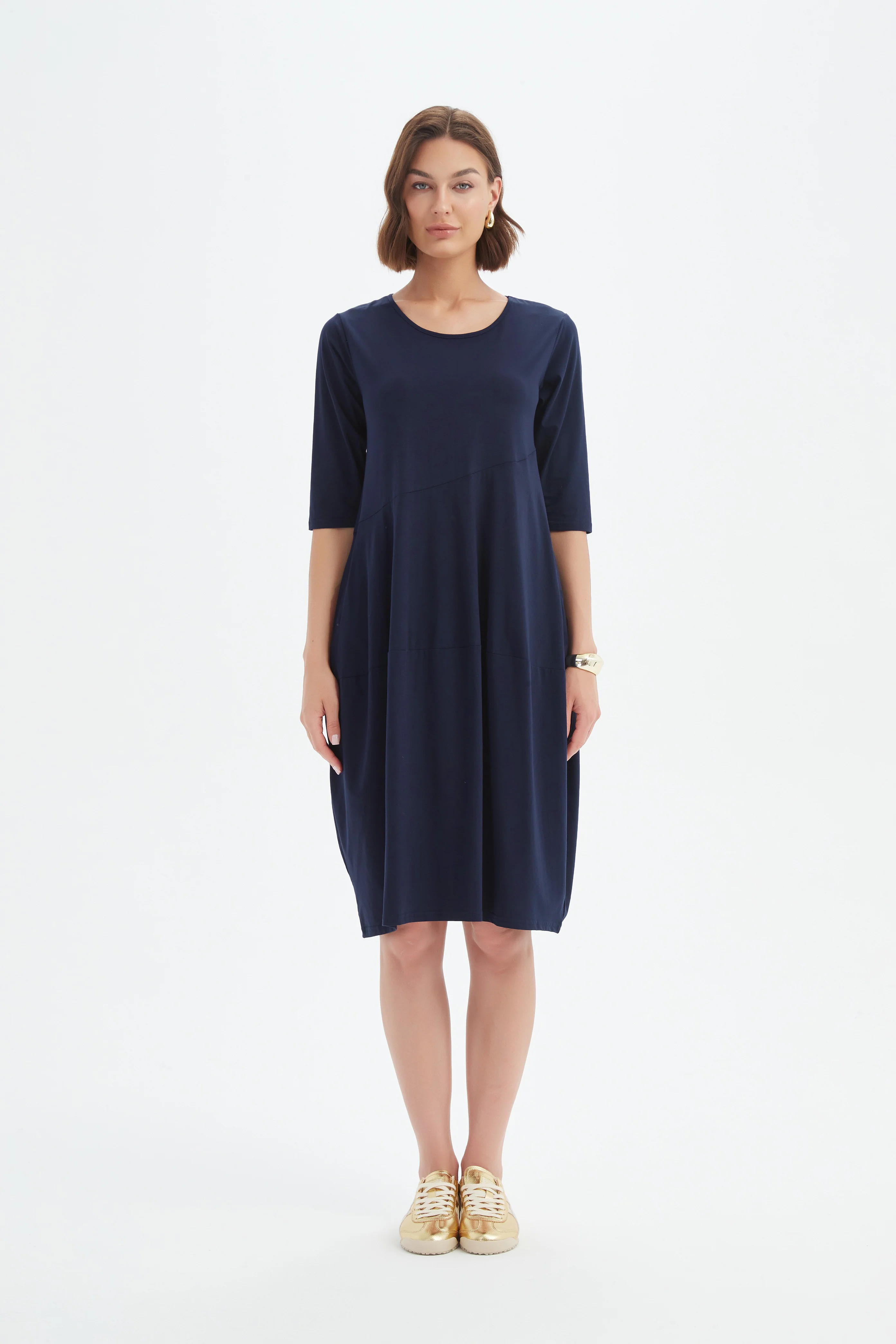 DIAGONAL SEAM SUMMER DRESS - Image 4