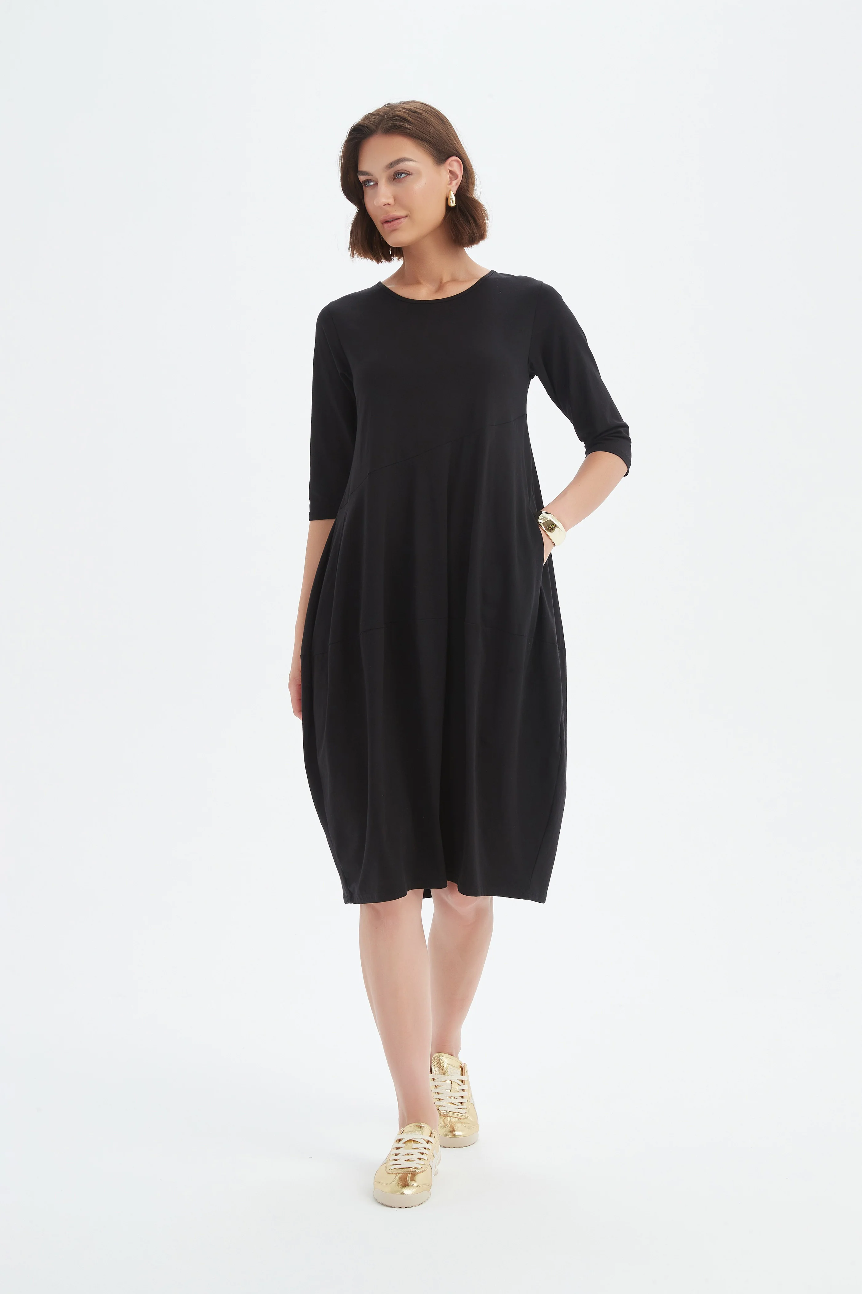 DIAGONAL SEAM SUMMER DRESS - Image 6