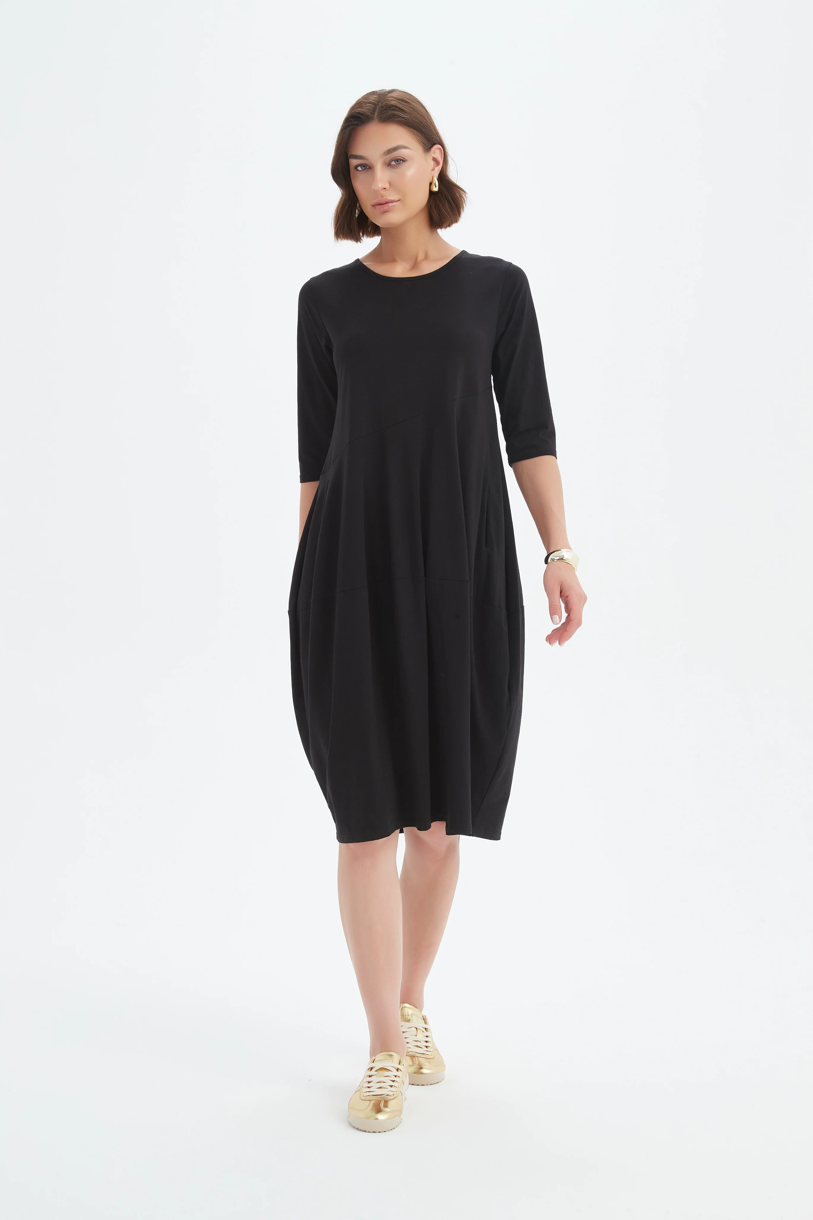 DIAGONAL SEAM SUMMER DRESS - Image 7