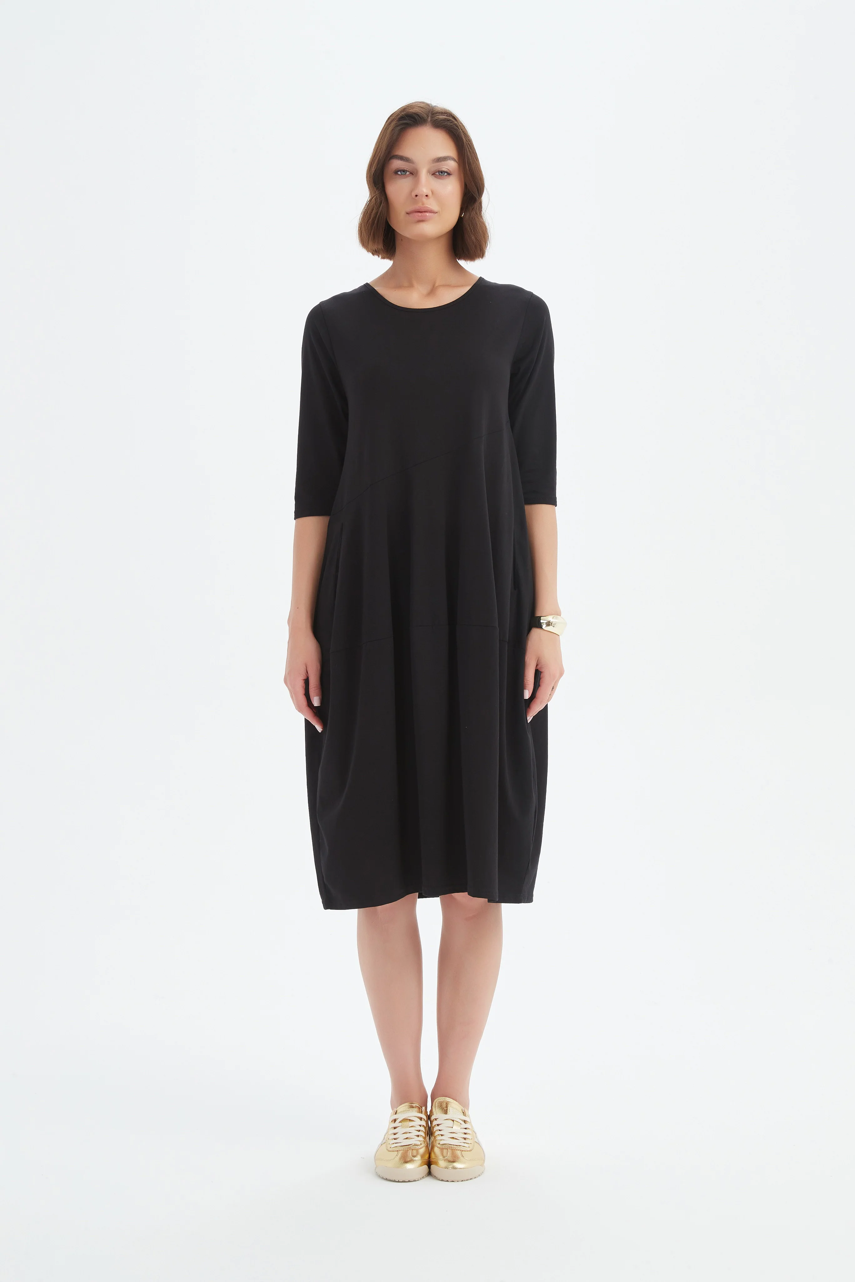 DIAGONAL SEAM SUMMER DRESS - Image 9