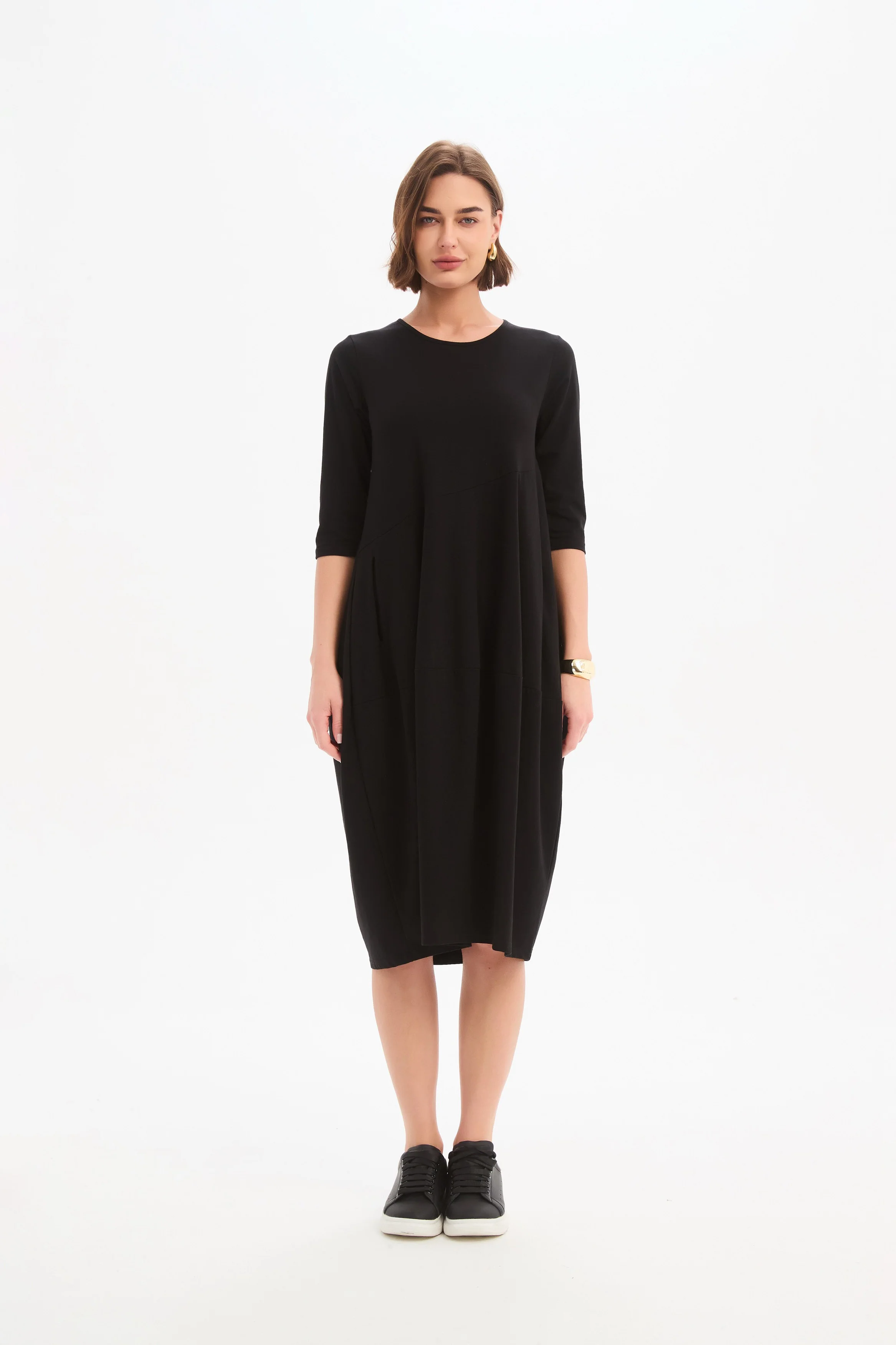 DIAGONAL SEAM WINTER DRESS - Image 11