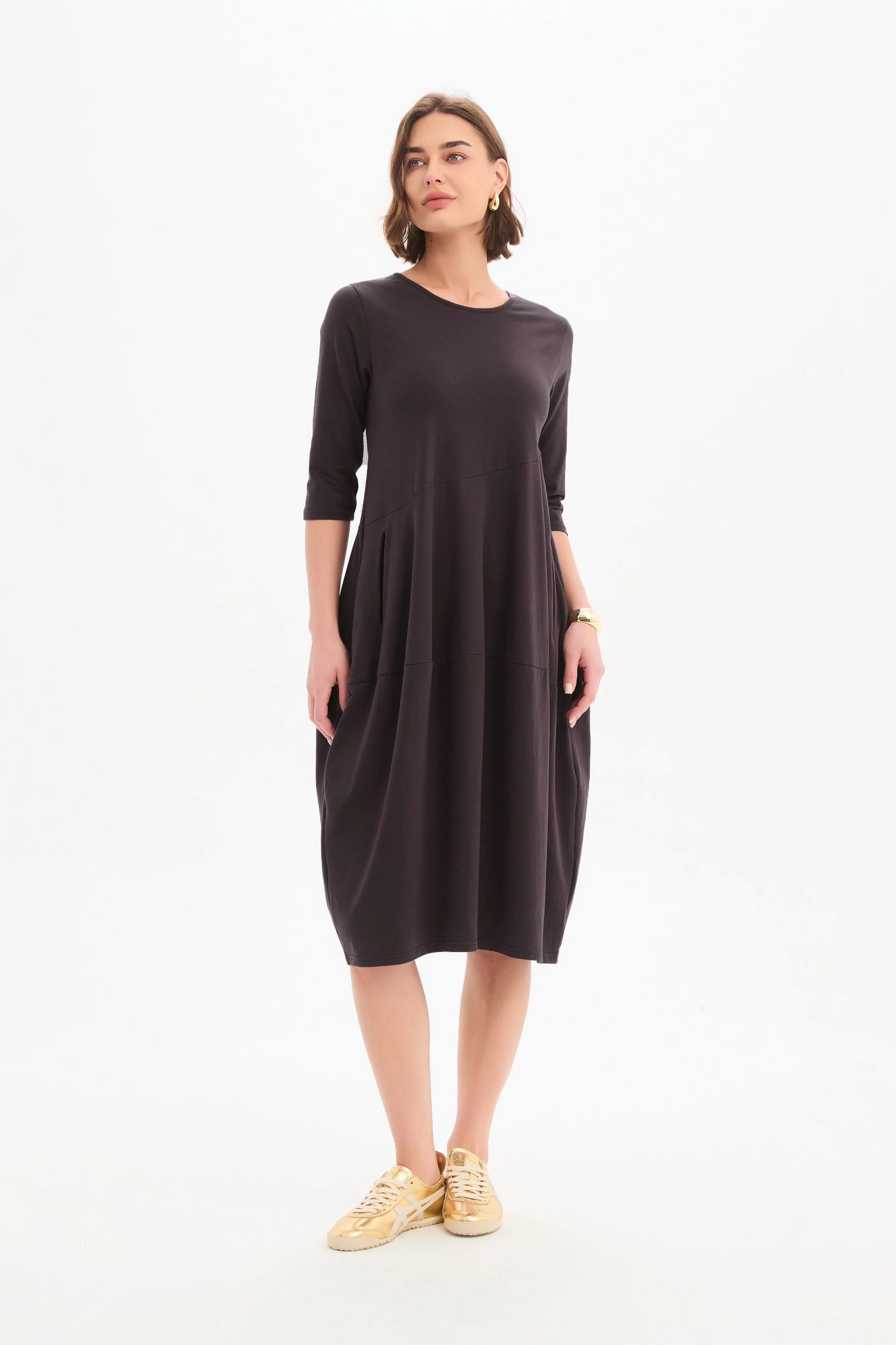 DIAGONAL SEAM WINTER DRESS - Image 14