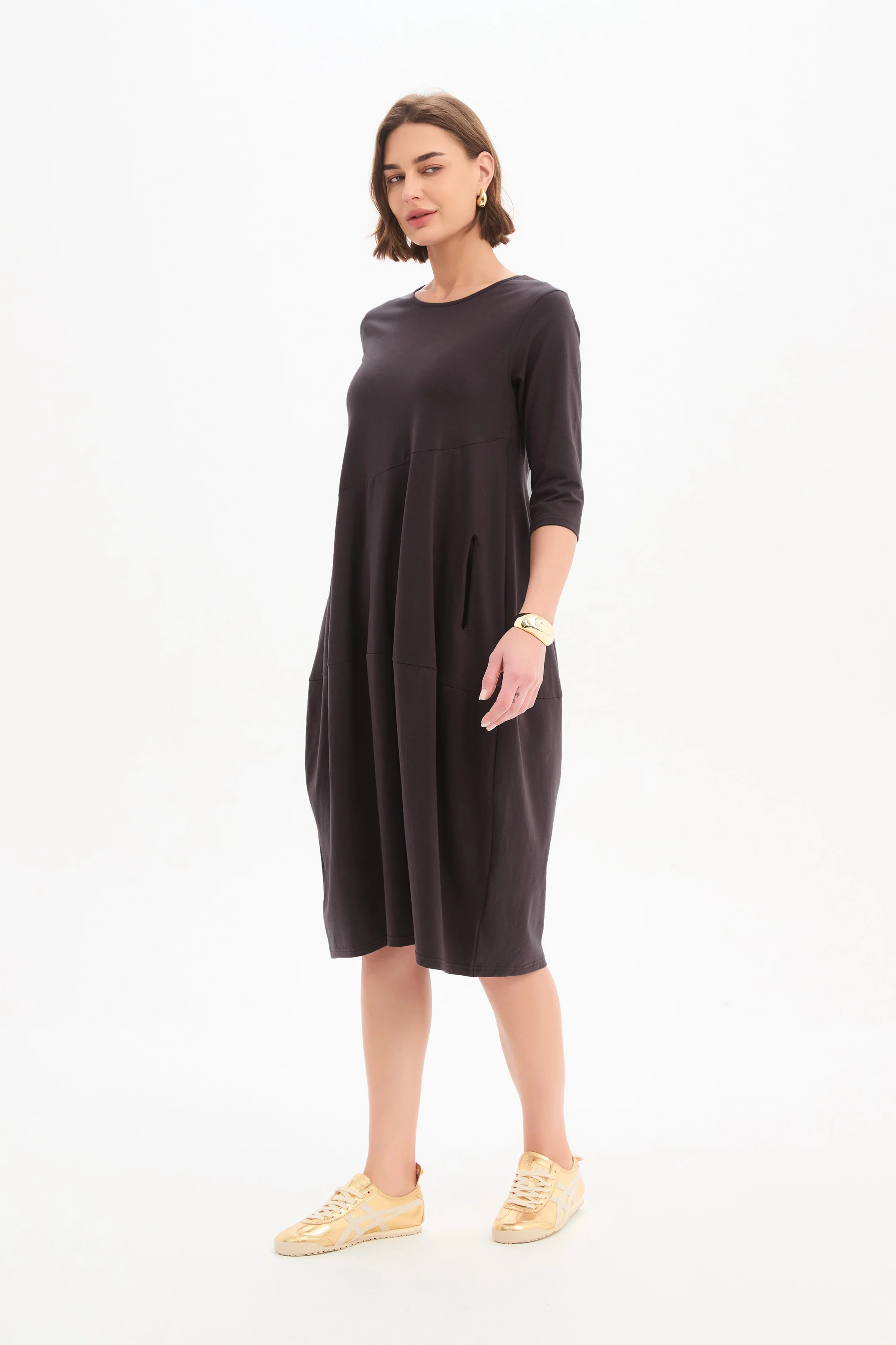 DIAGONAL SEAM WINTER DRESS - Image 15