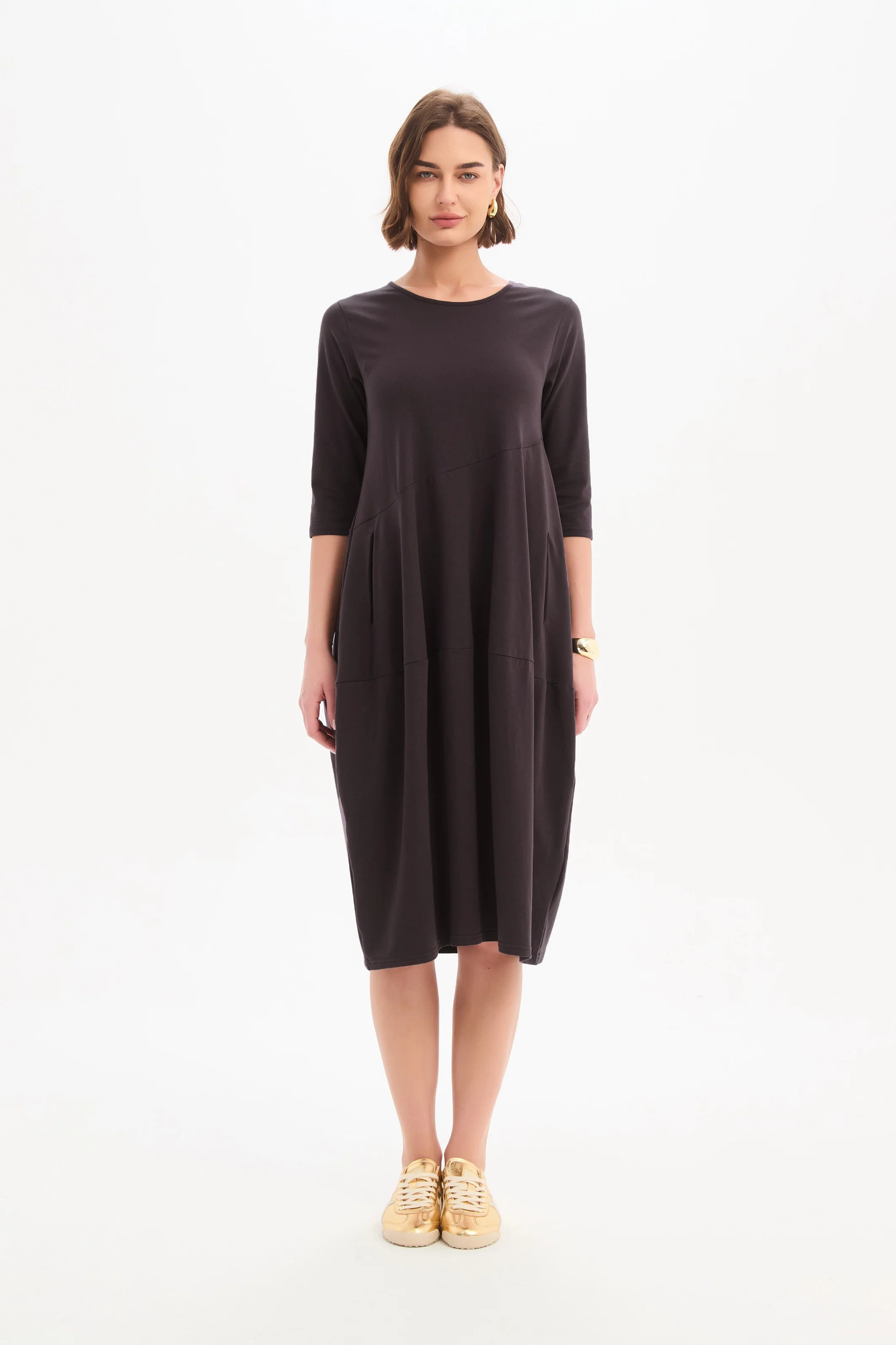 DIAGONAL SEAM WINTER DRESS - Image 16